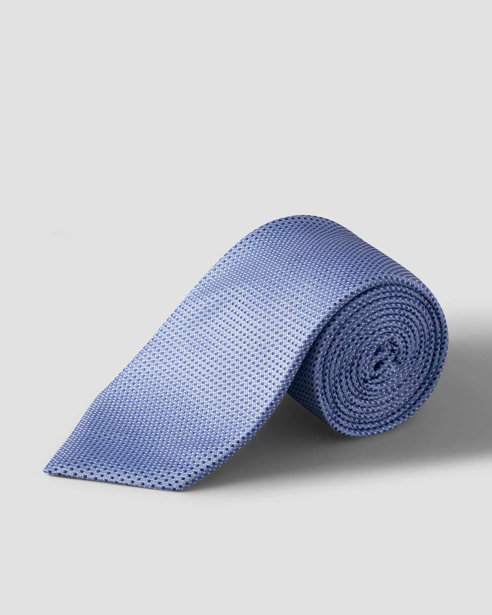 Eton - light purple micro woven silk tie
