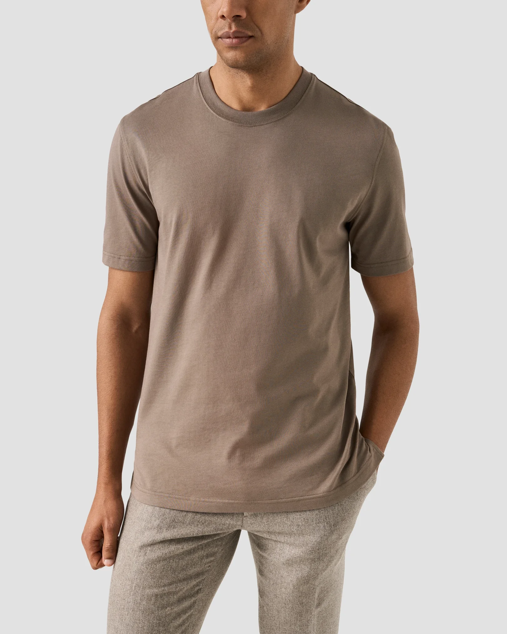 Eton - T-Shirt mit Rundhalsausschnitt