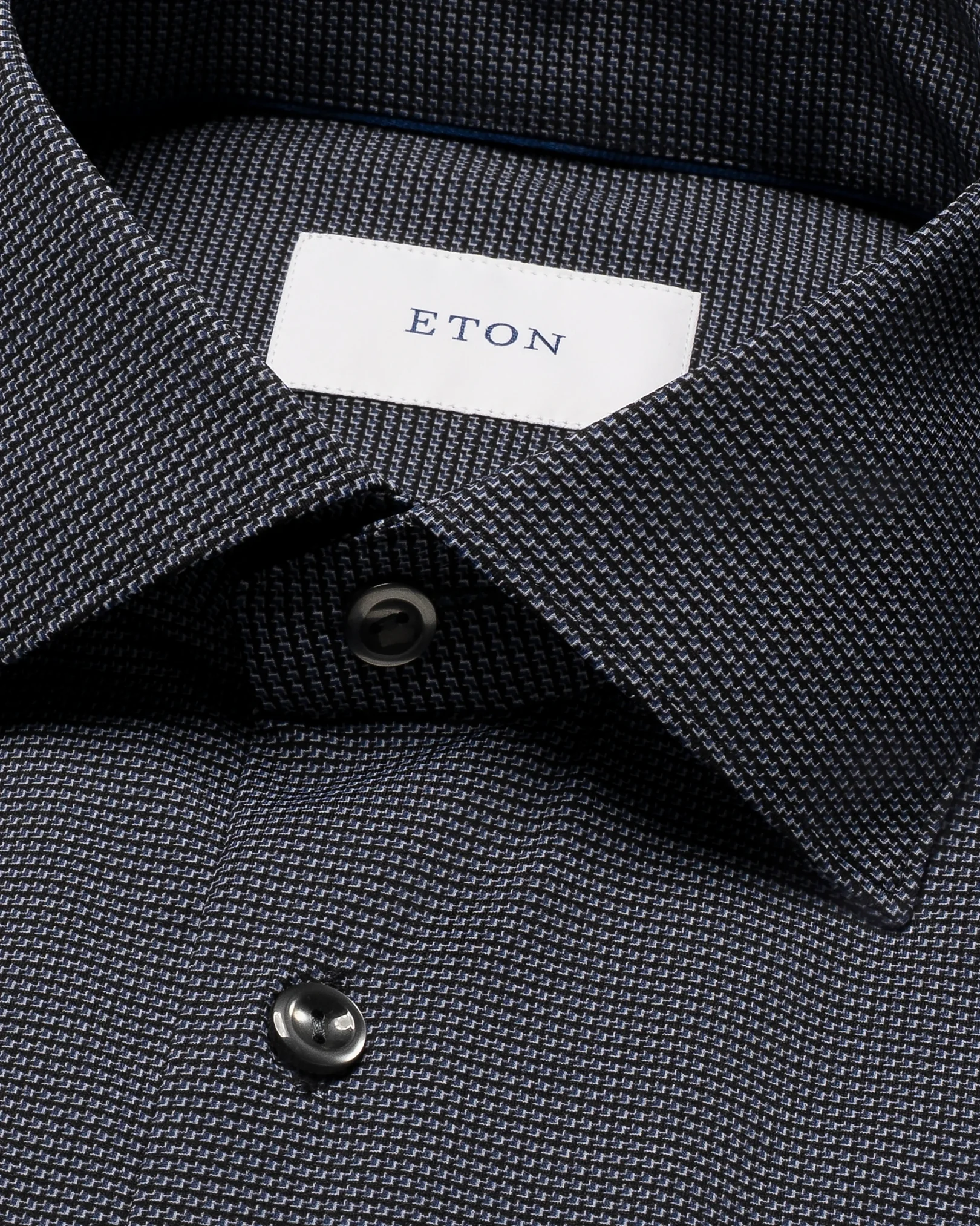 Eton - solid four way stretch shirt cut away single slim