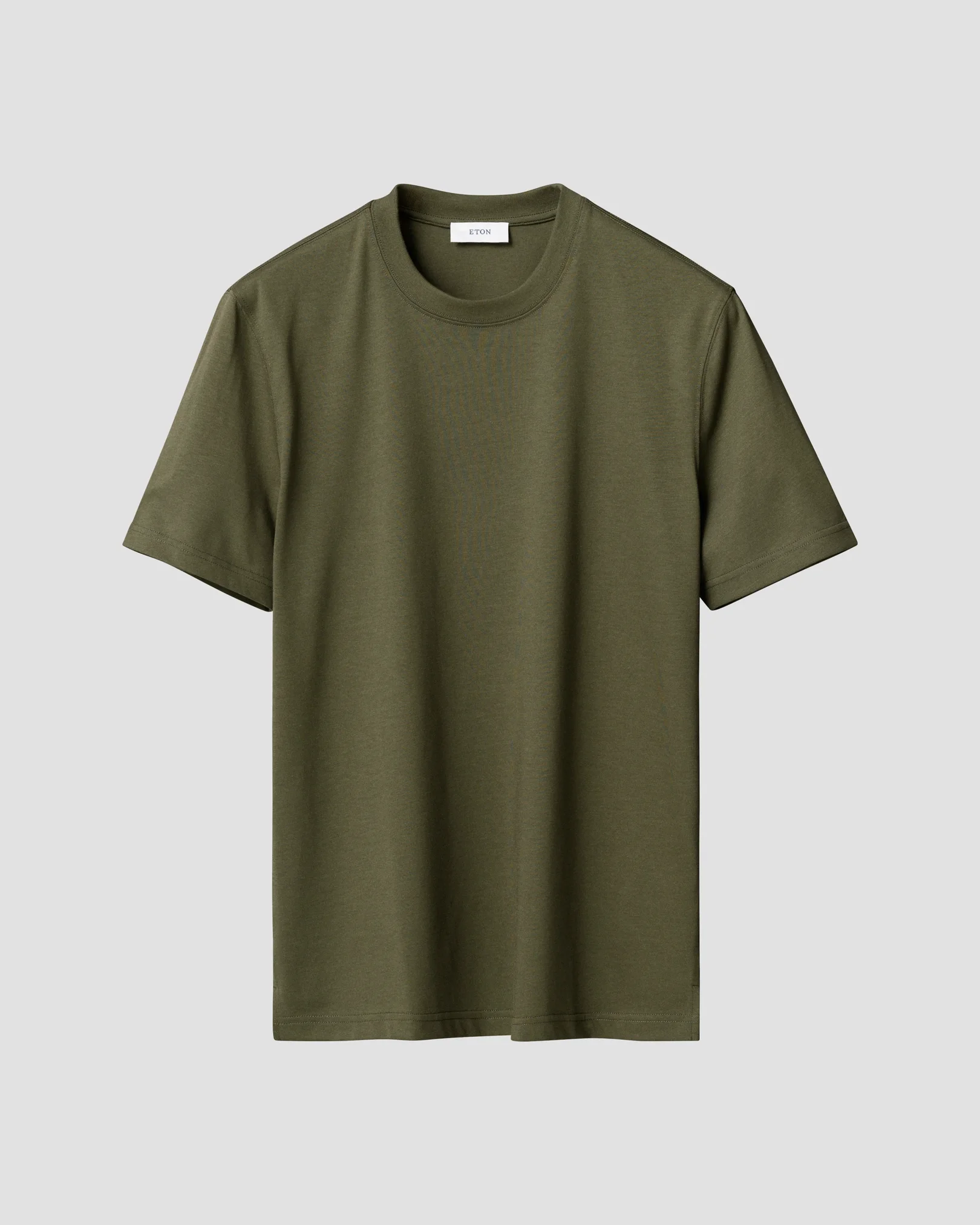 Eton - dark green single jersey supima cotton t shirt