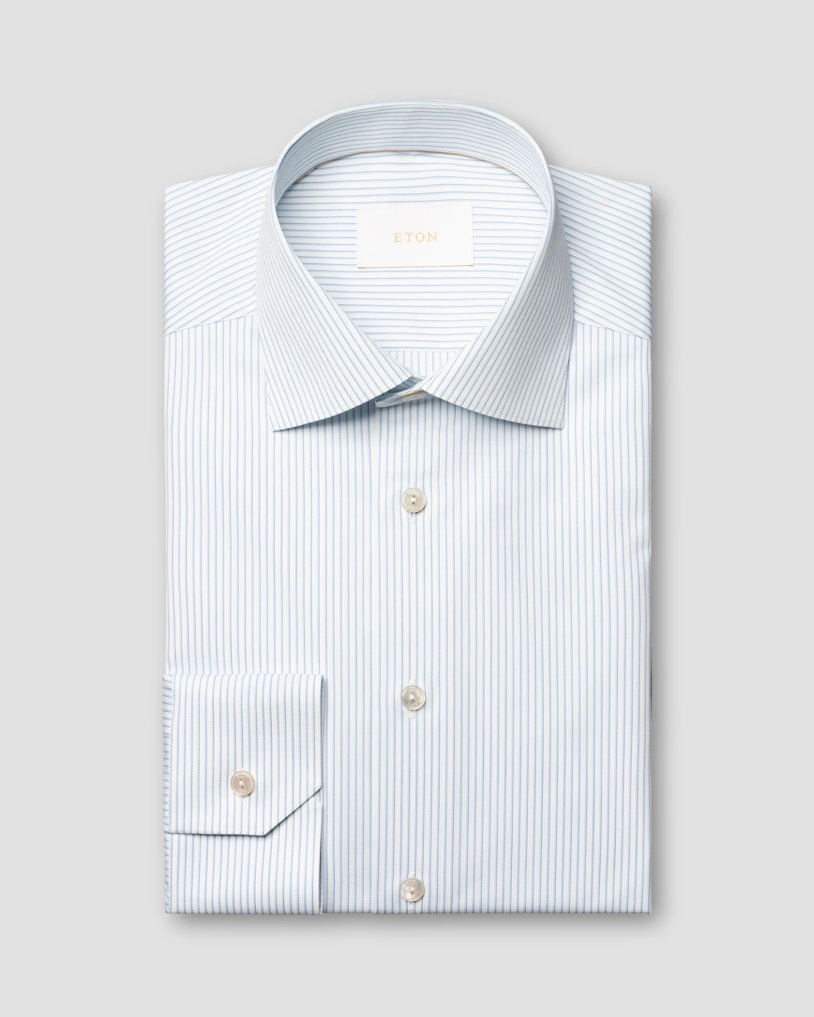 Eton - light blue striped 120