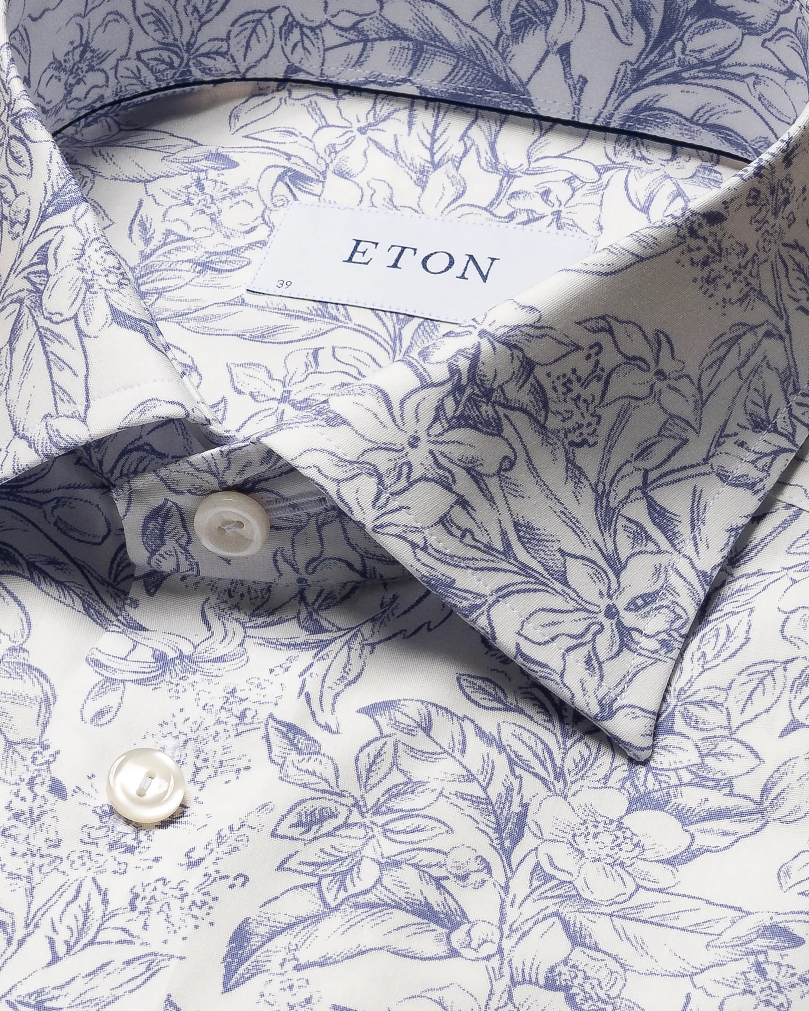 Eton - dark blue poplin