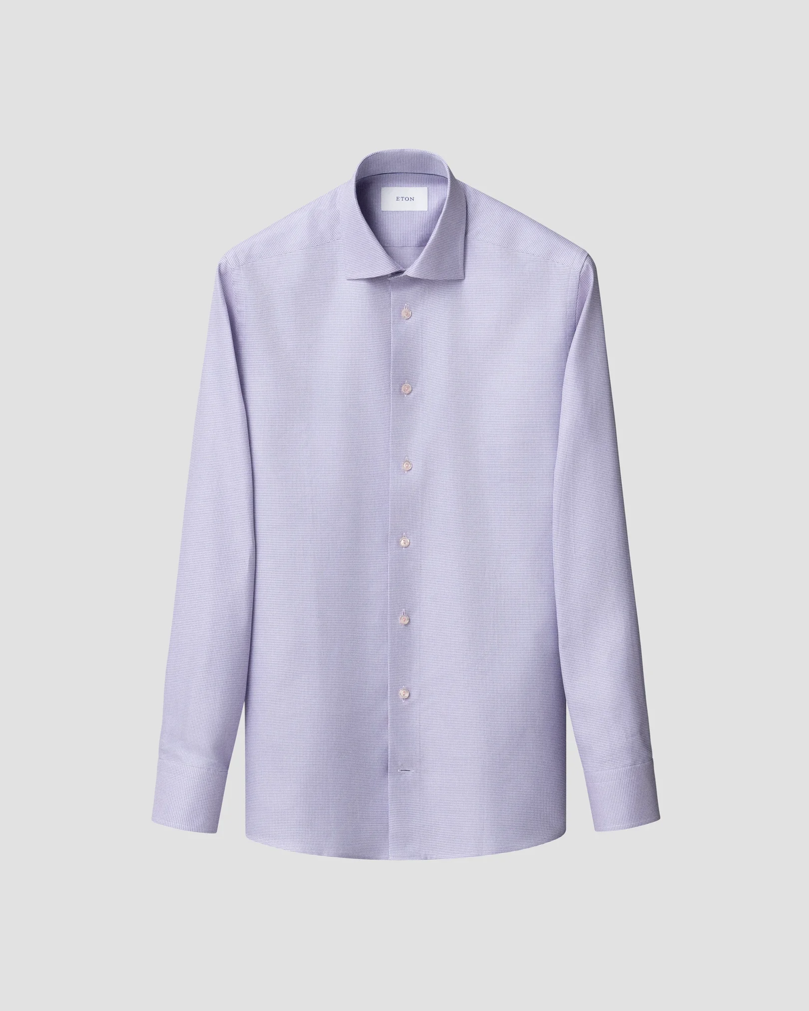 Eton - pink semi solid signature twill shirt