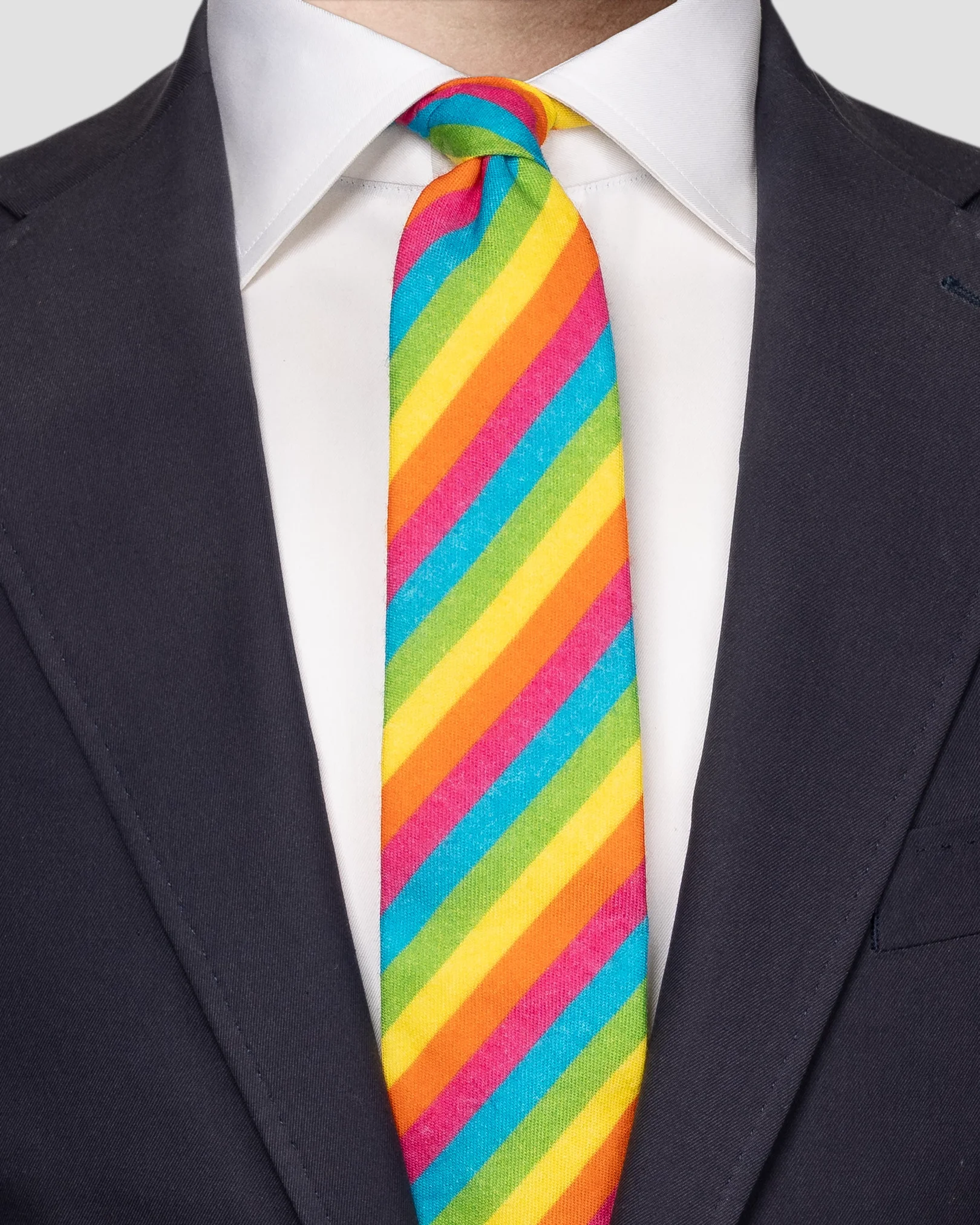 Eton - striped wool tie