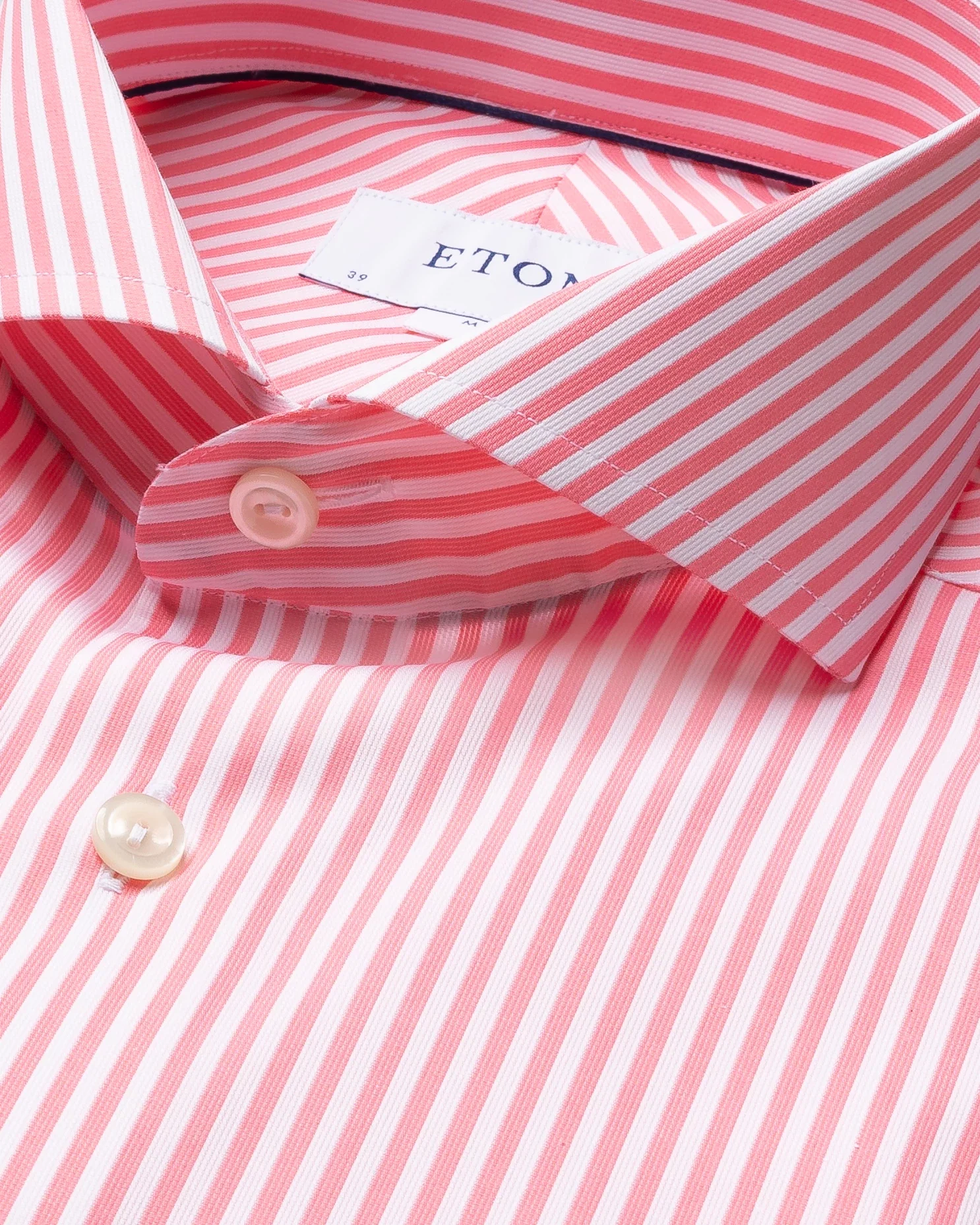 Eton - pink superfine satin shirt