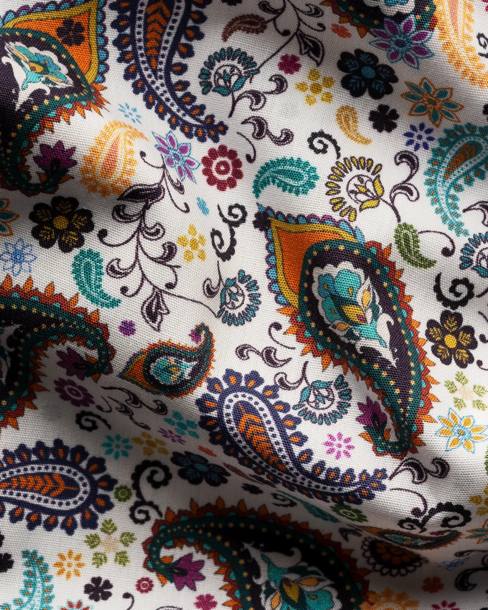 Eton - paisley poplin shirt