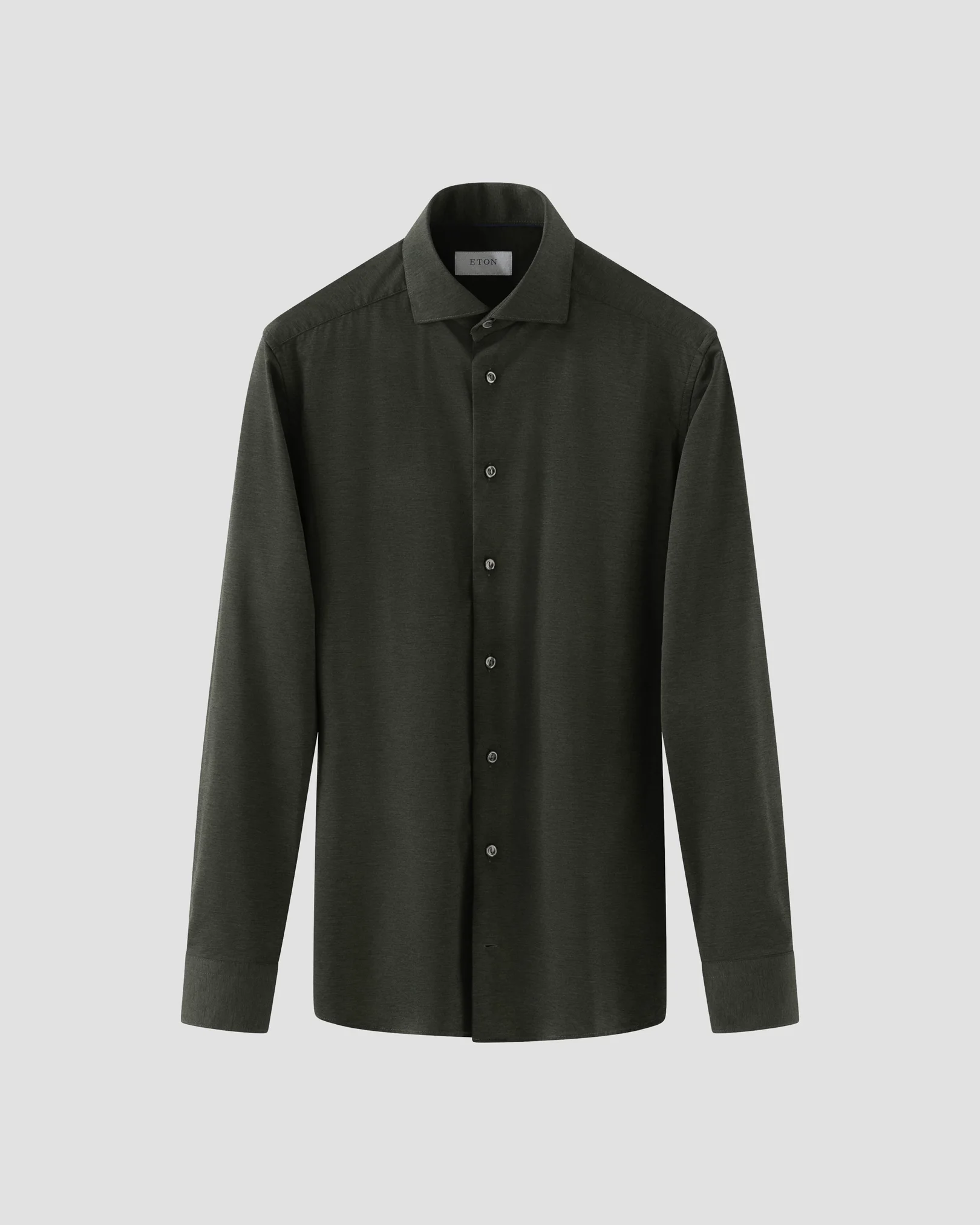 Eton - green four way stretch shirt