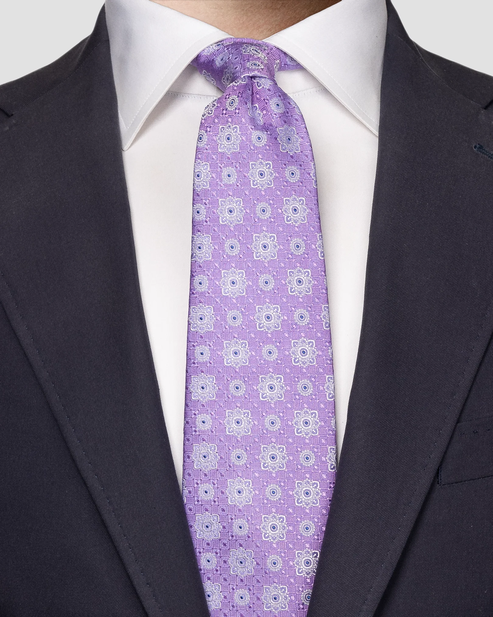 Eton - mid purple tie