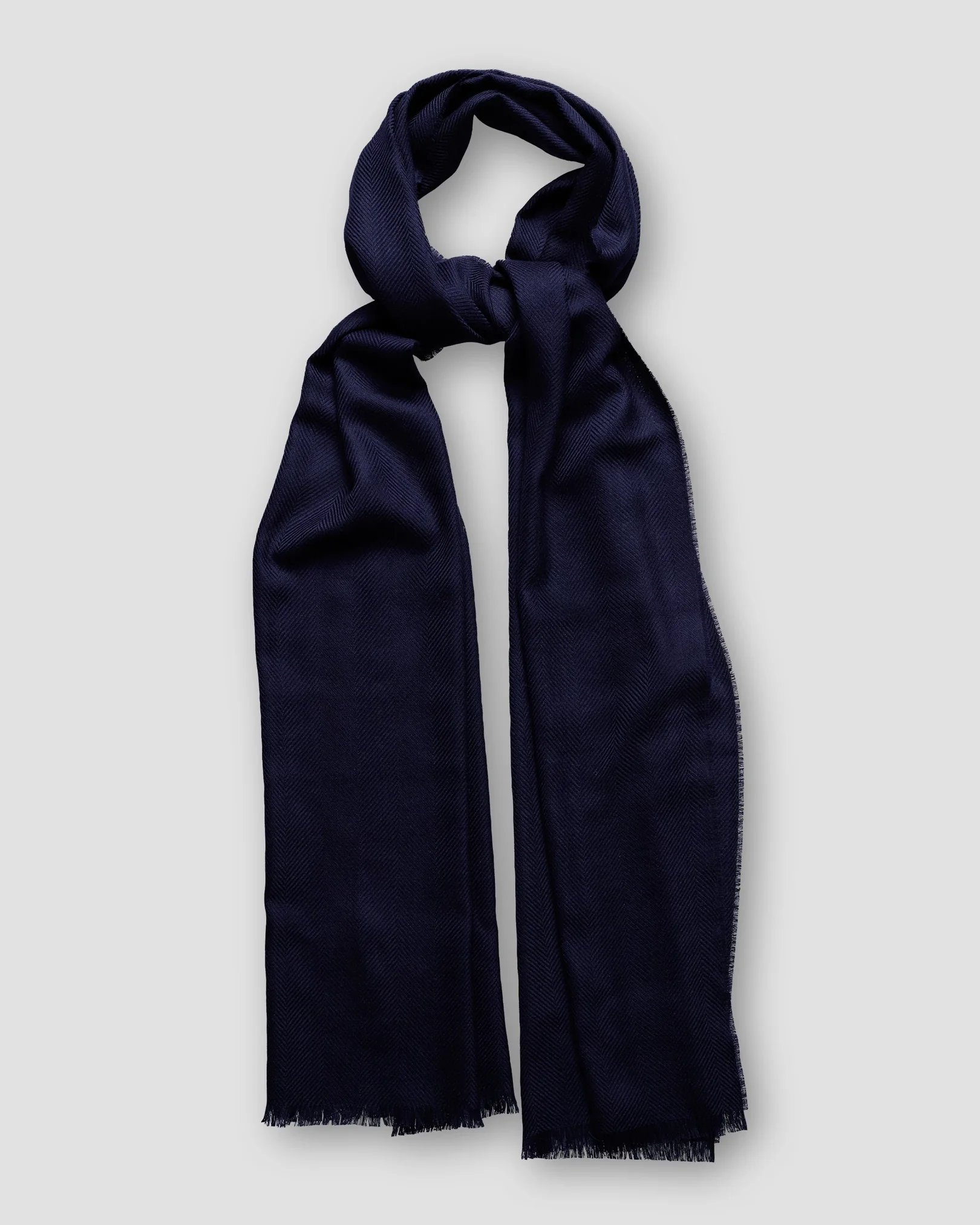 Eton - navy wool scarf