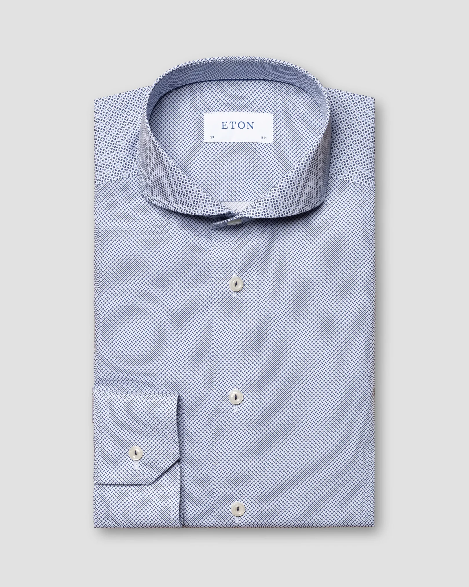 Eton - navy blue poplin cut away