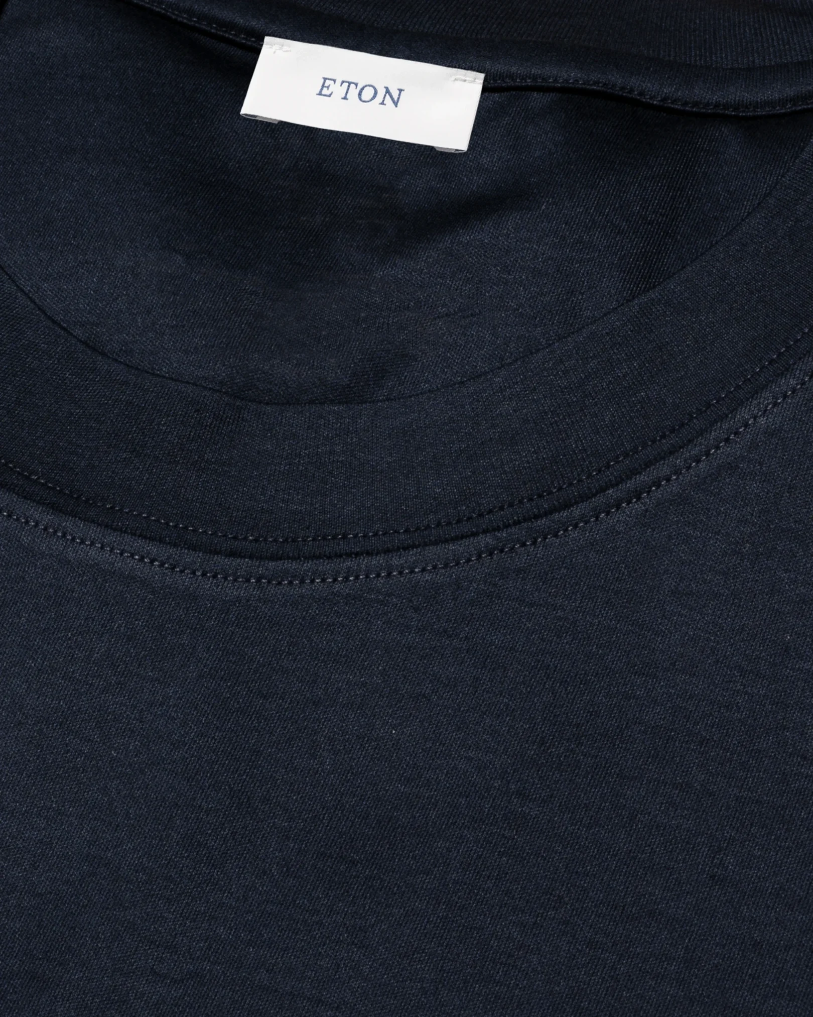 Eton - navy filo di scozia t shirt t shirt