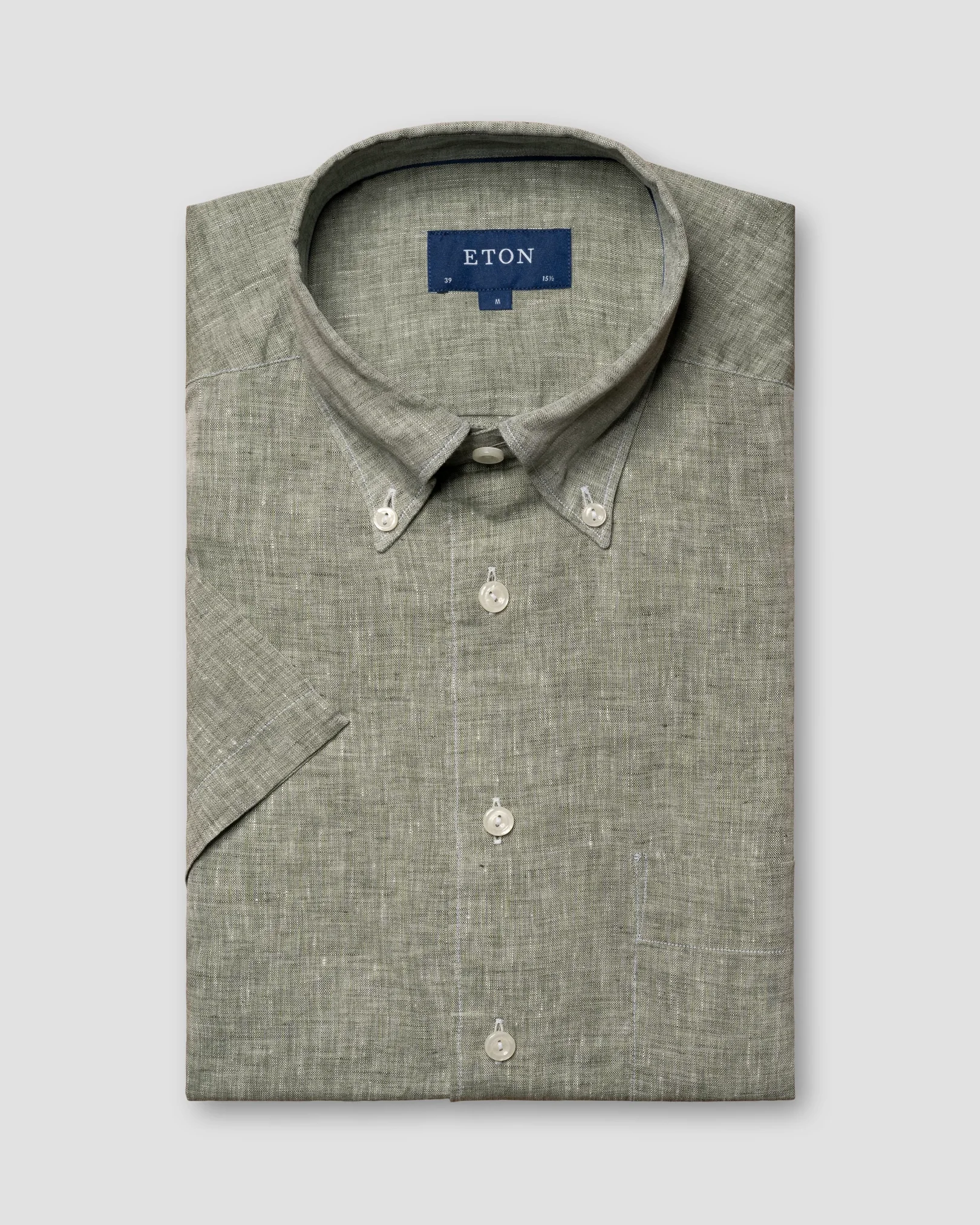 Eton - Mid green Linen