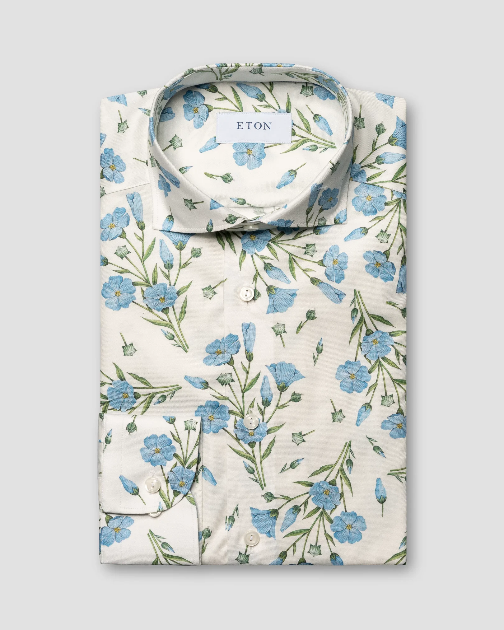 Signature-Twill-Hemd mit floralem Print