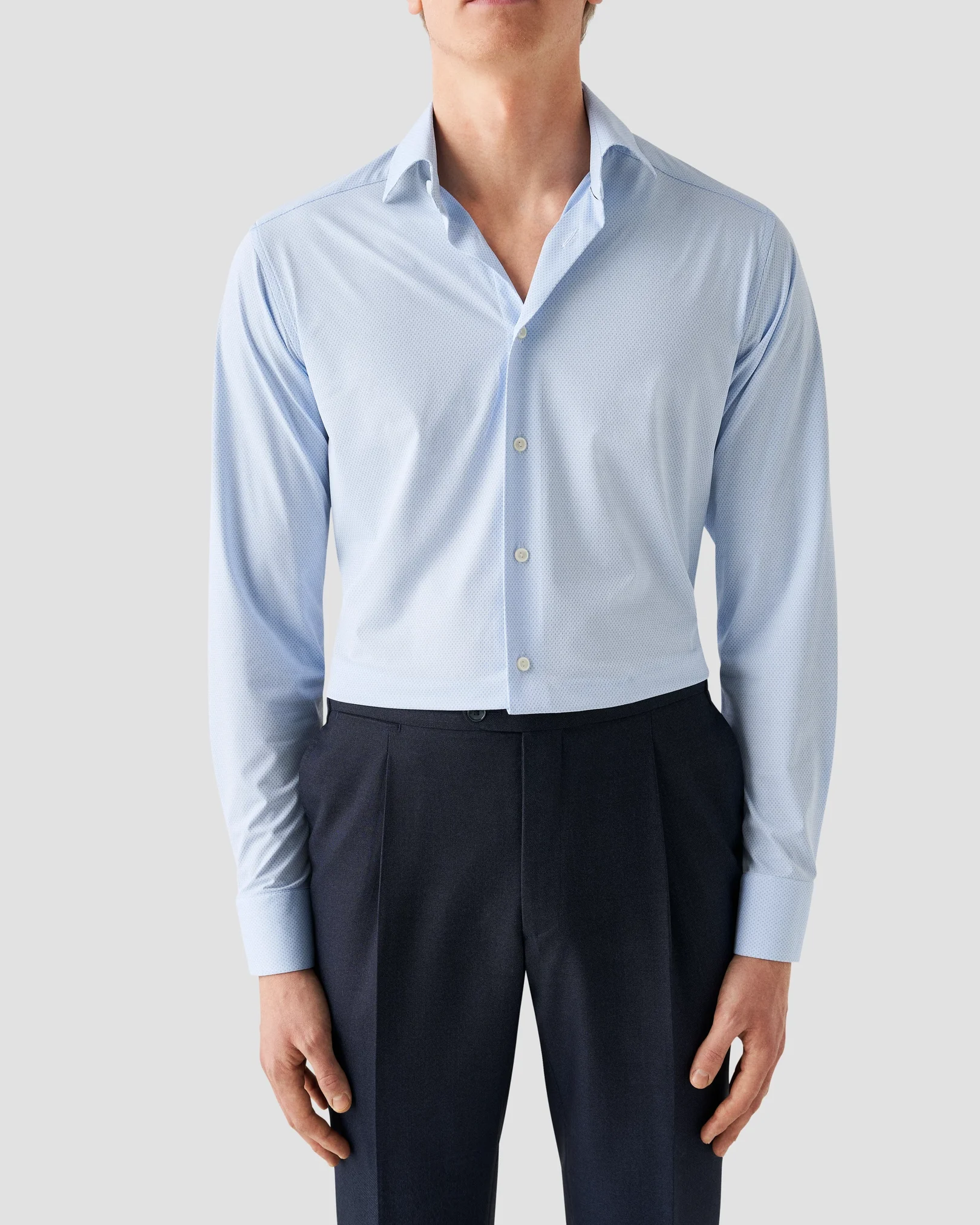 Eton - light blue bistrech cut away