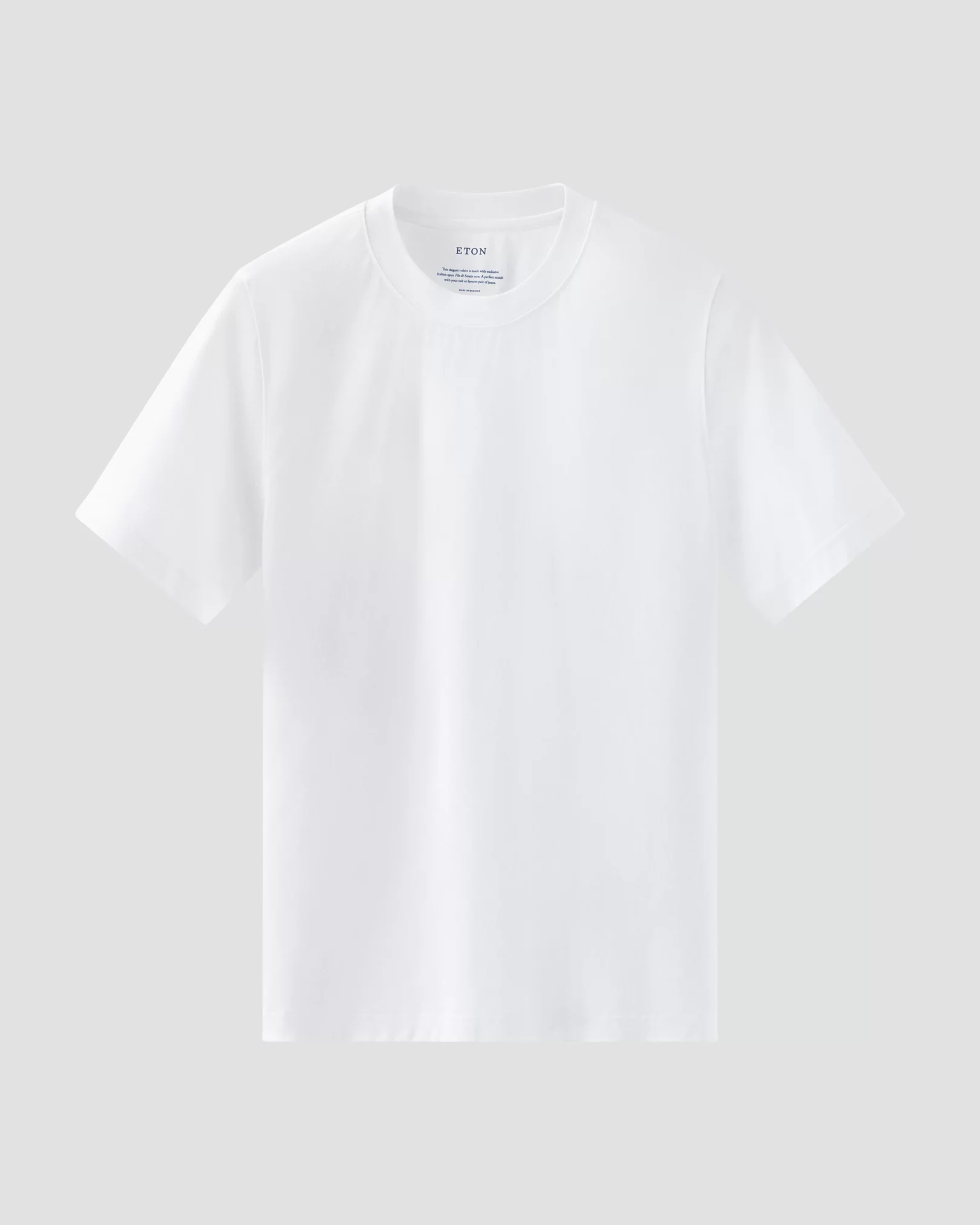 White Filo di Scozia T-Shirt