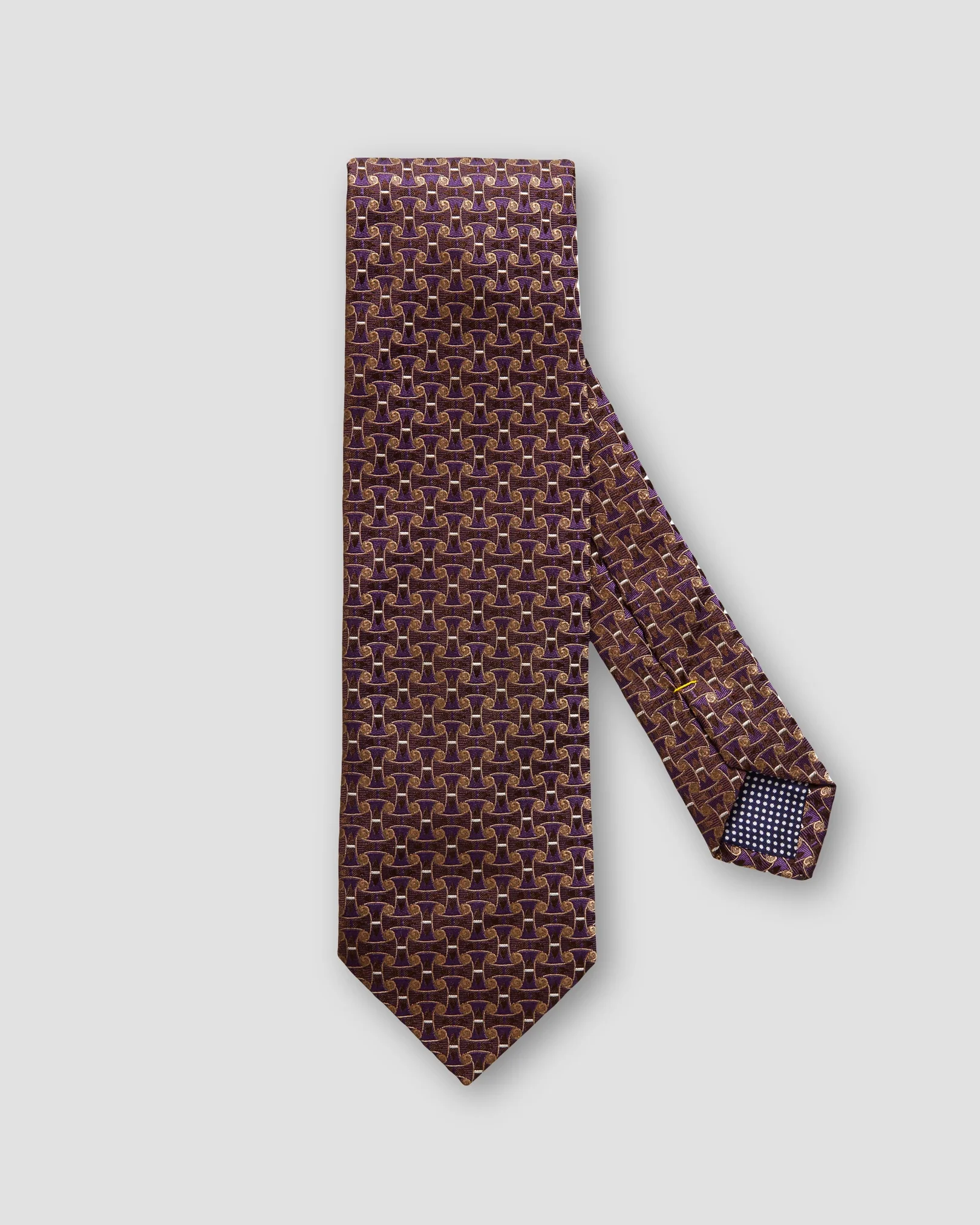 Eton - dark purple chain pattern