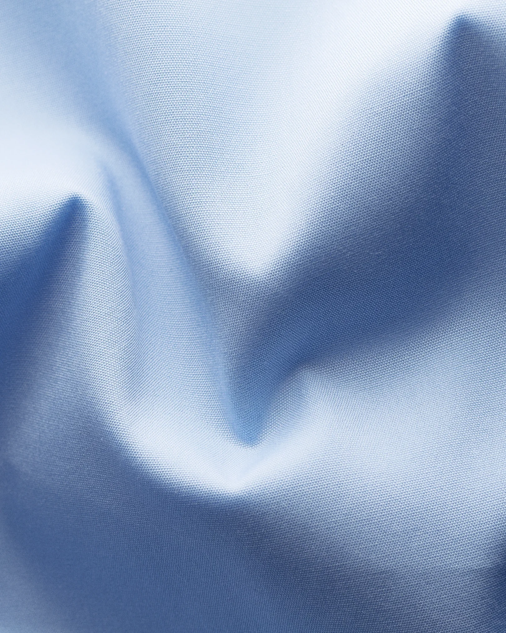 Eton - light blue poplin shirt micro print details