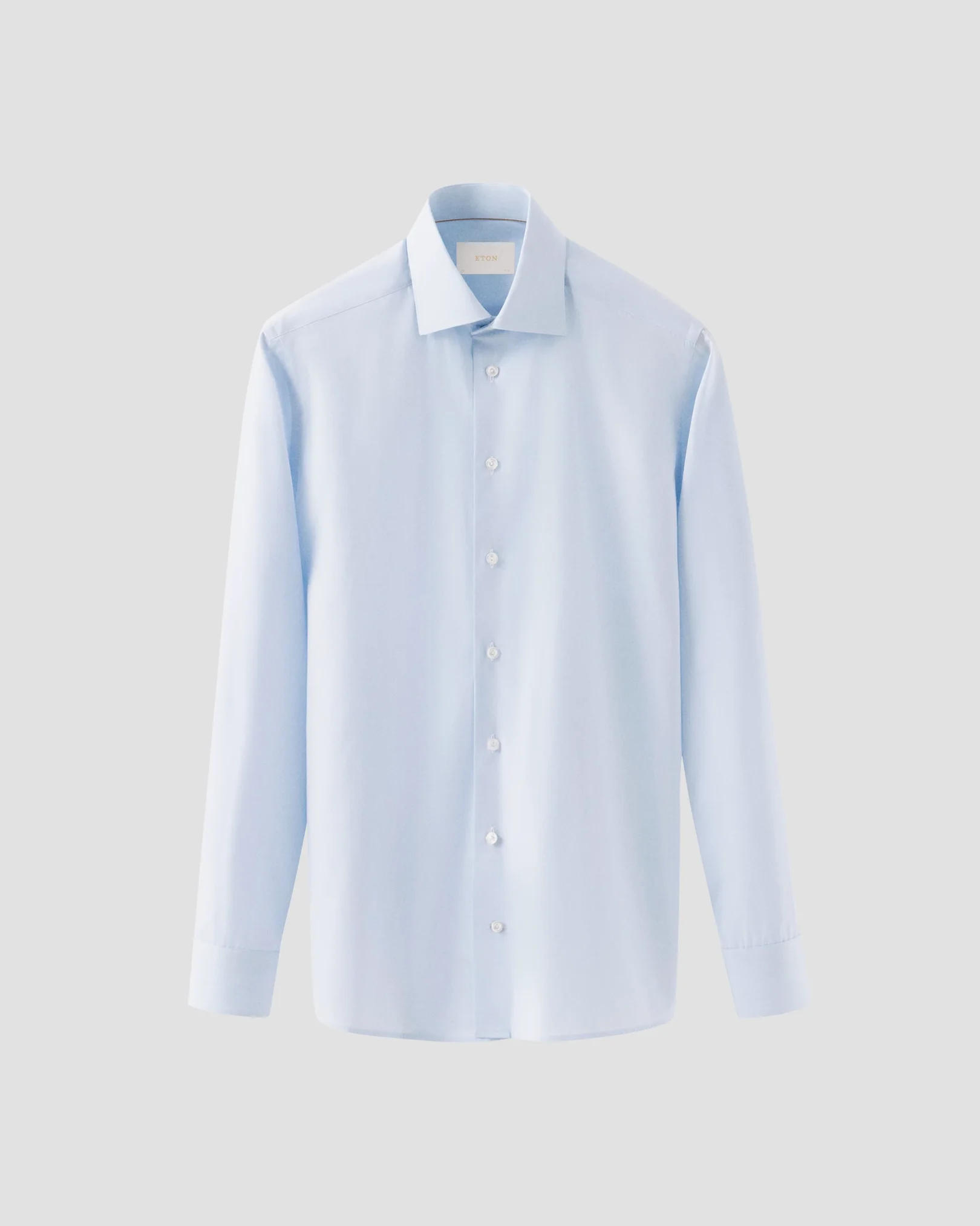 Eton - light blue fine poplin