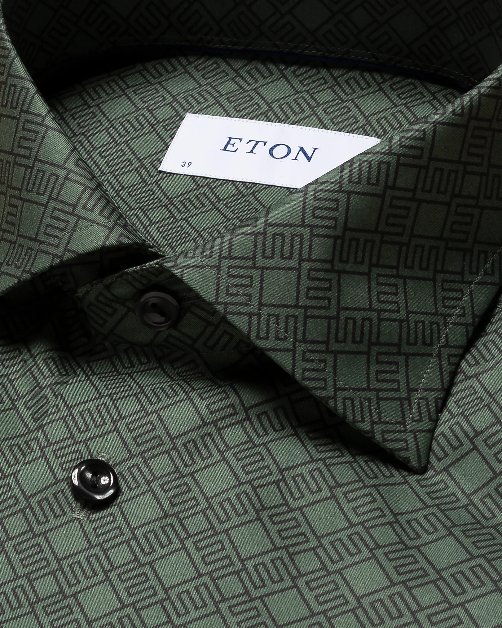 Eton - dark green fine twill cut away