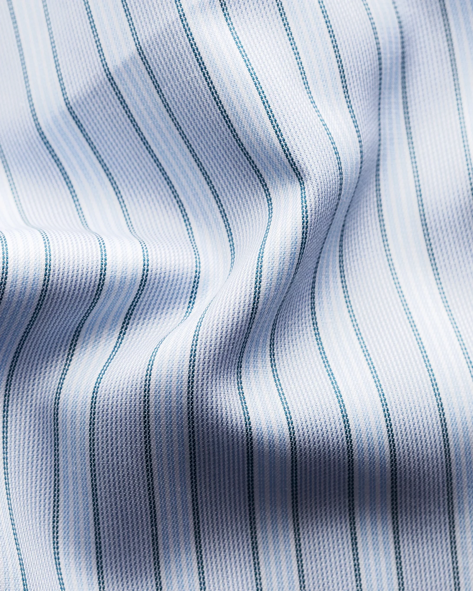 Eton - light blue cotton tencel stretch