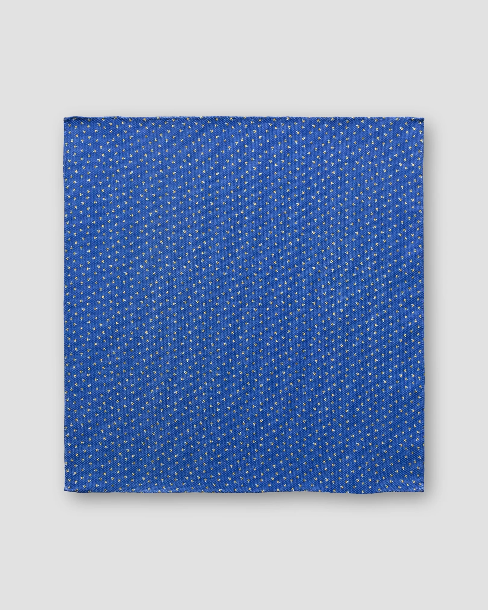 Eton - dark blue micro print cotton pocket square
