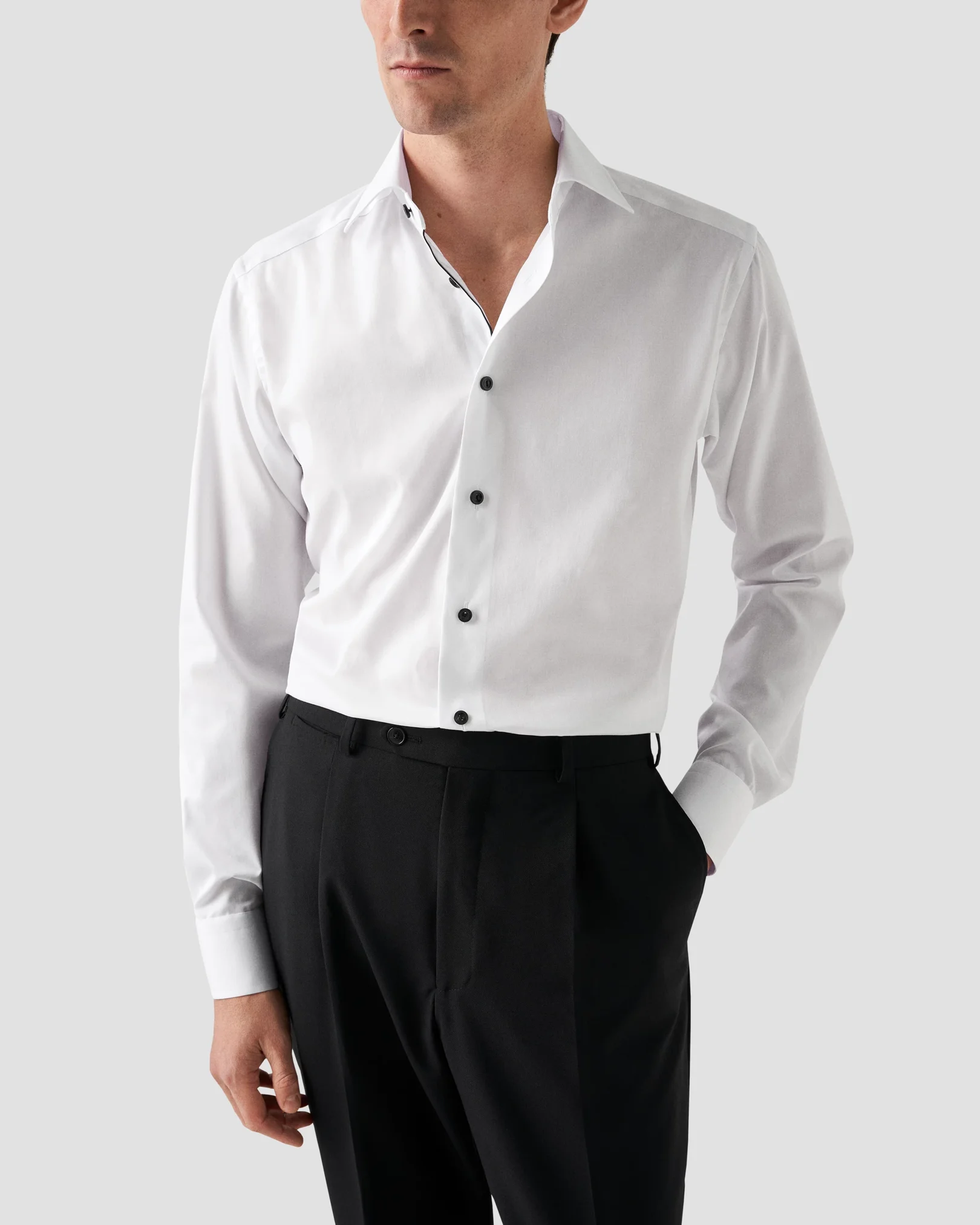 Eton - White Signature Twill Shirt