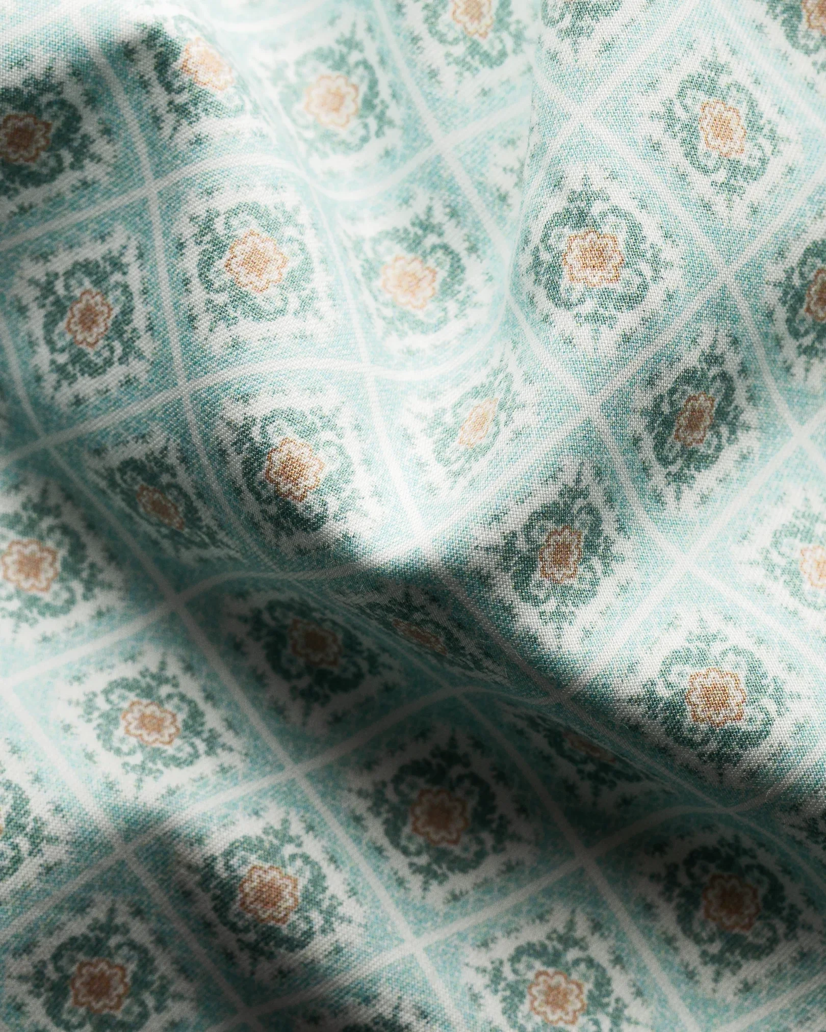 Eton - light green signature twill 231