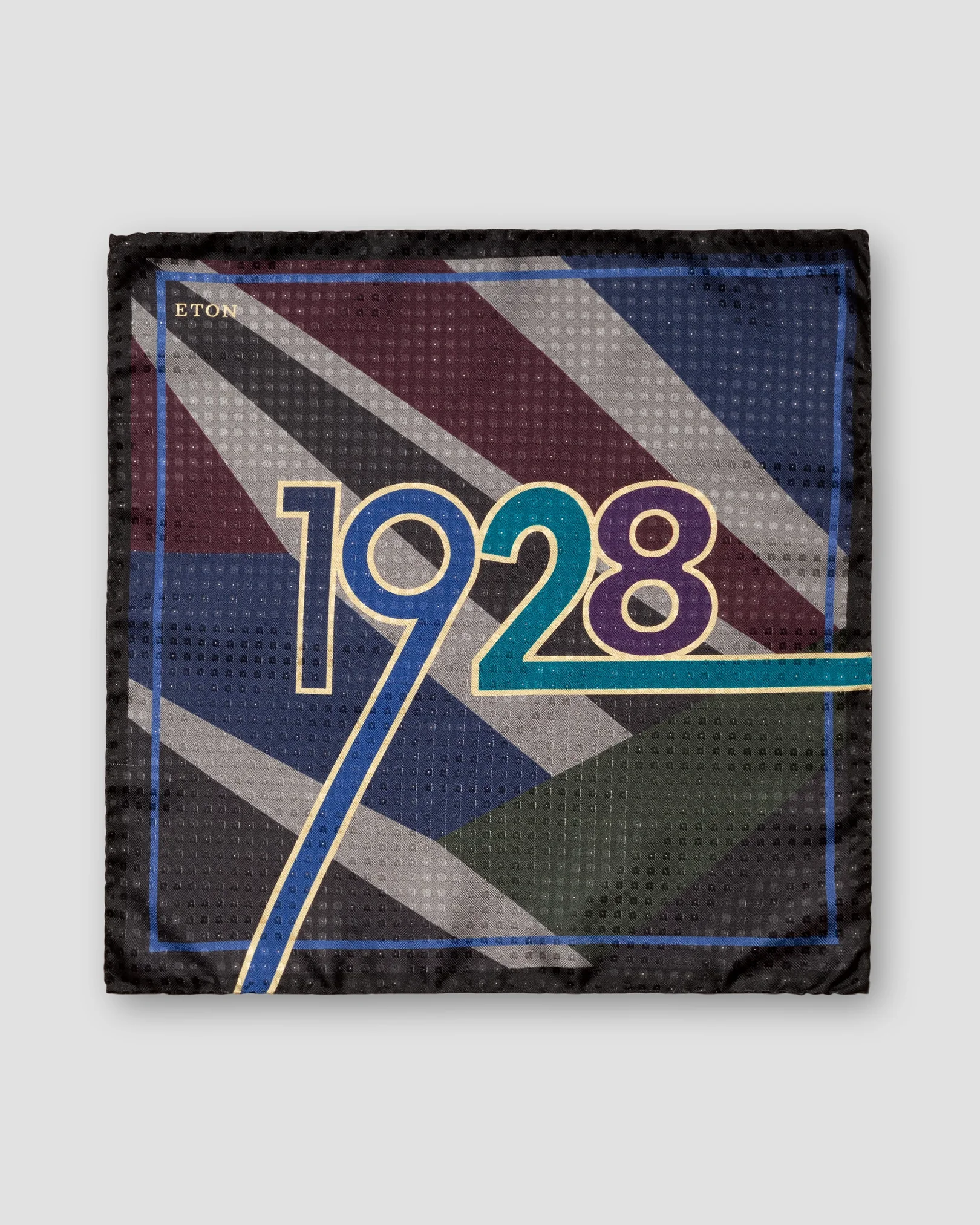 Eton - dark purple heritage pocket square