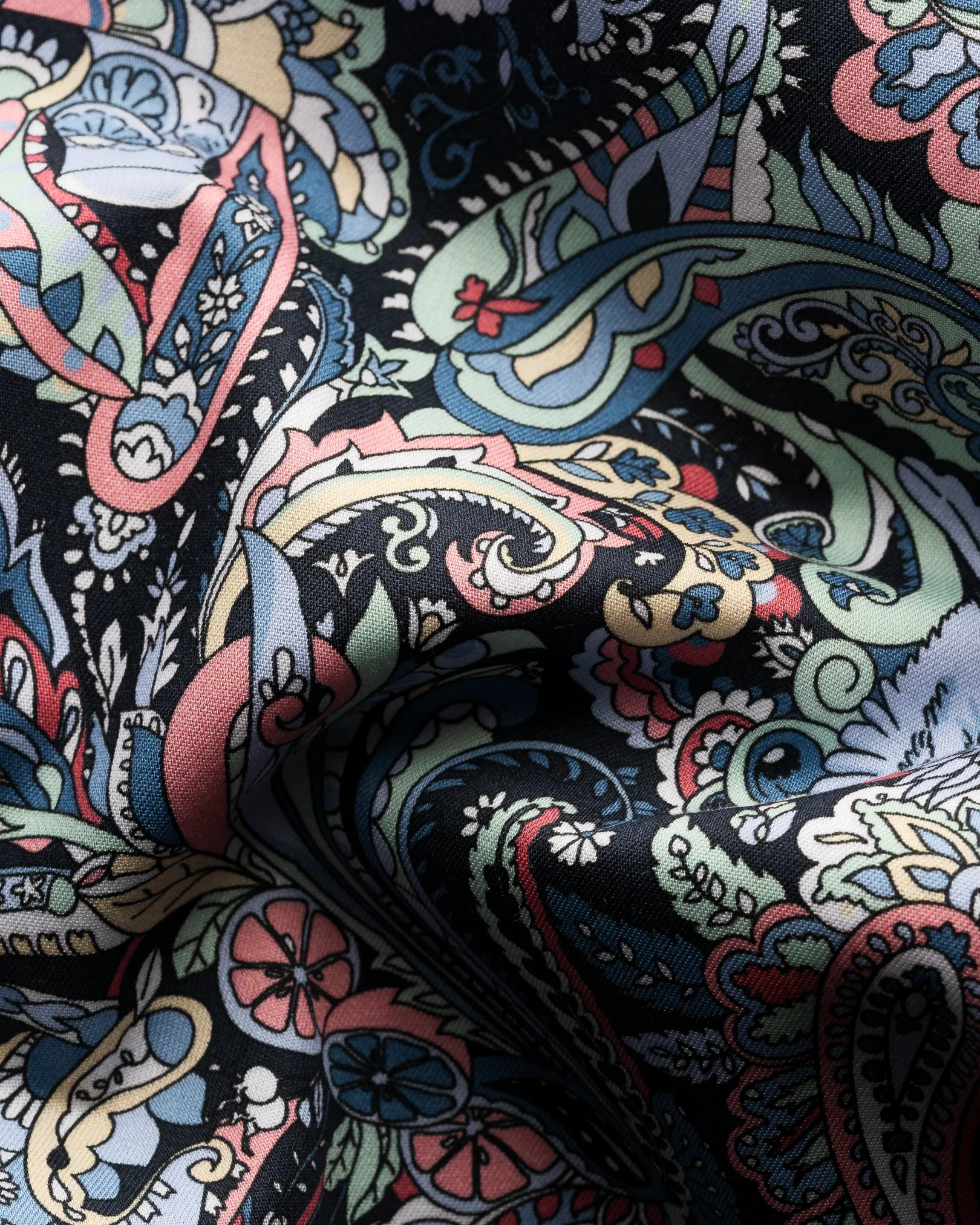 Eton - multi paisley signature twill shirt