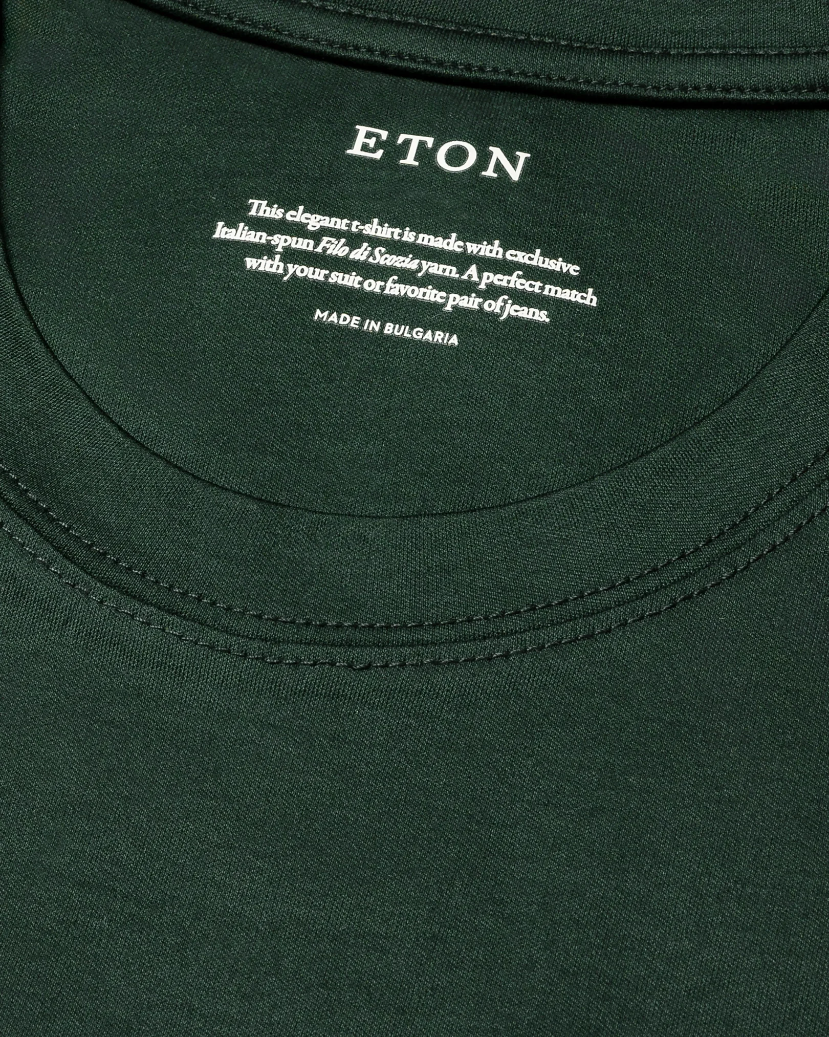 Eton - dark green classic t shirt