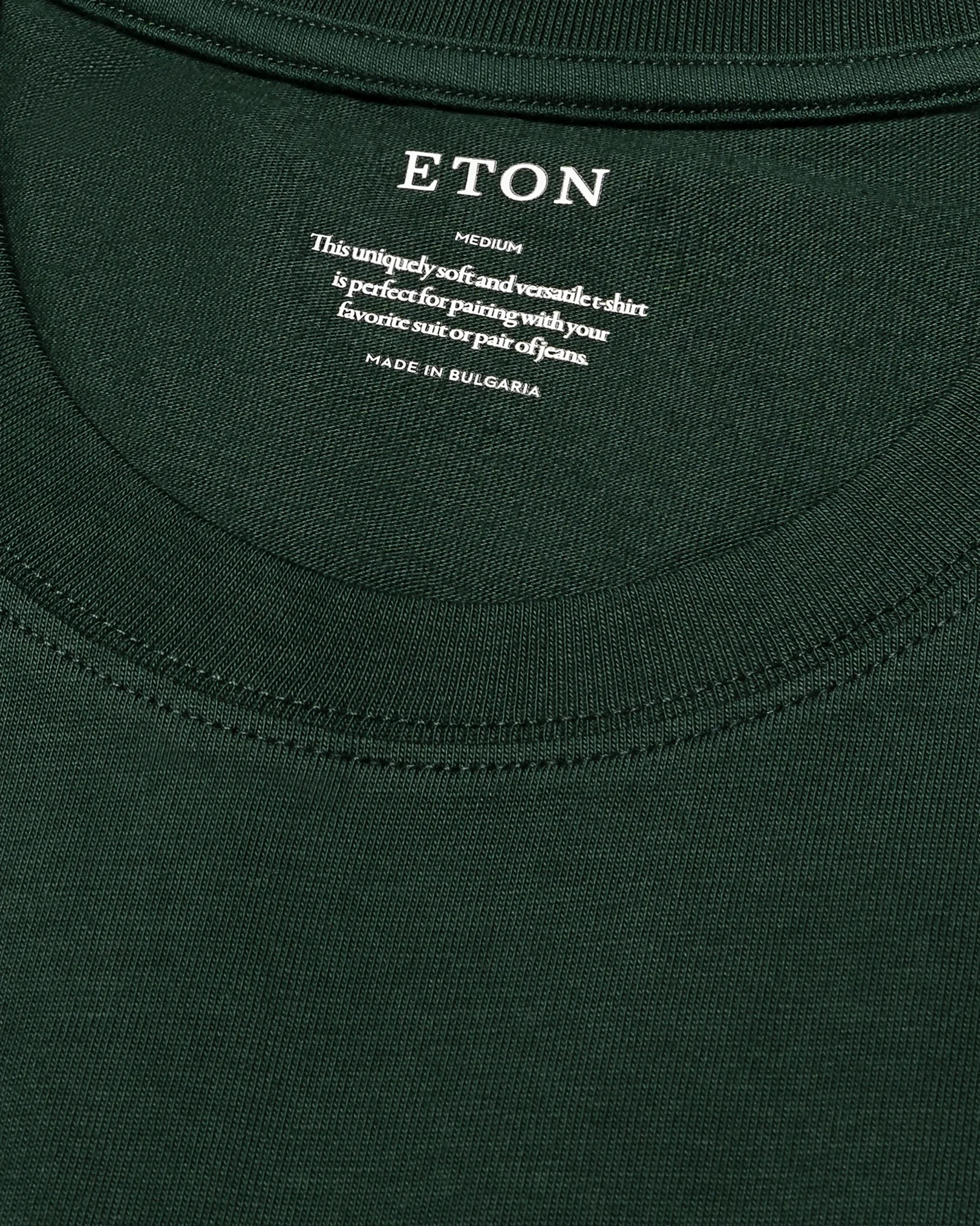 Eton - コットンシングルジャージーTシャツ