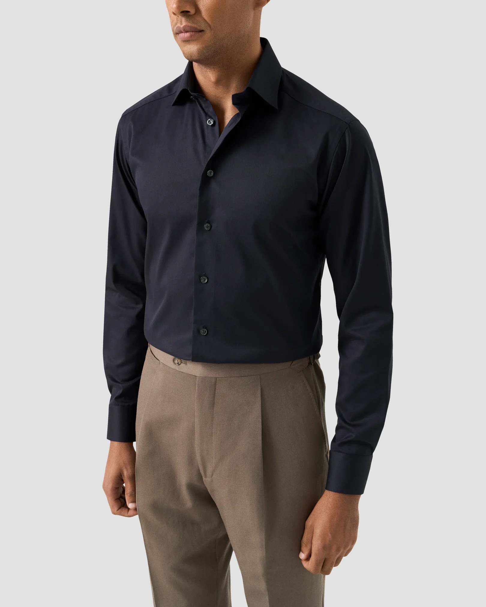 Eton - Dark Blue Signature Twill Shirt