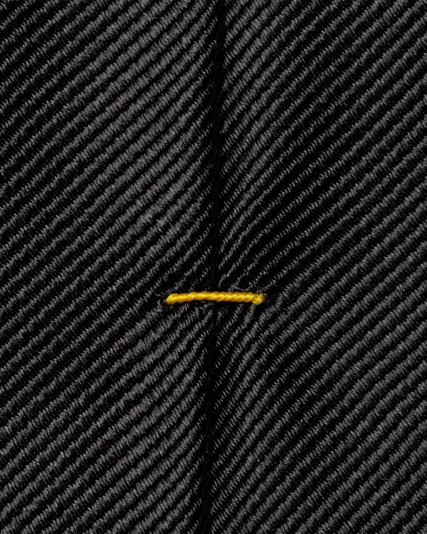 Eton - black solid silk twill tie