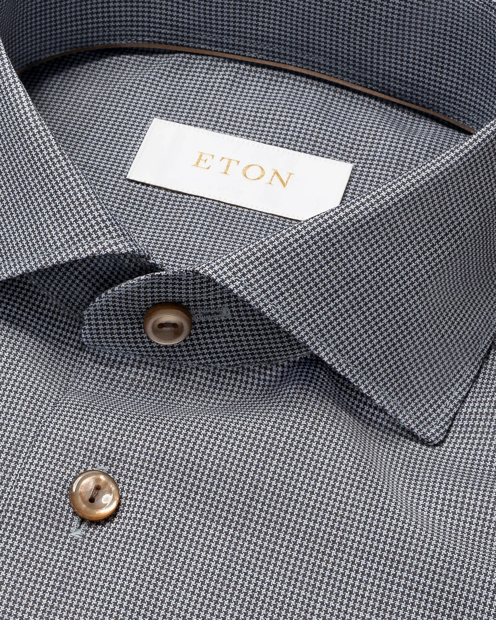 Eton - Houndstooth Merino Wool Shirt