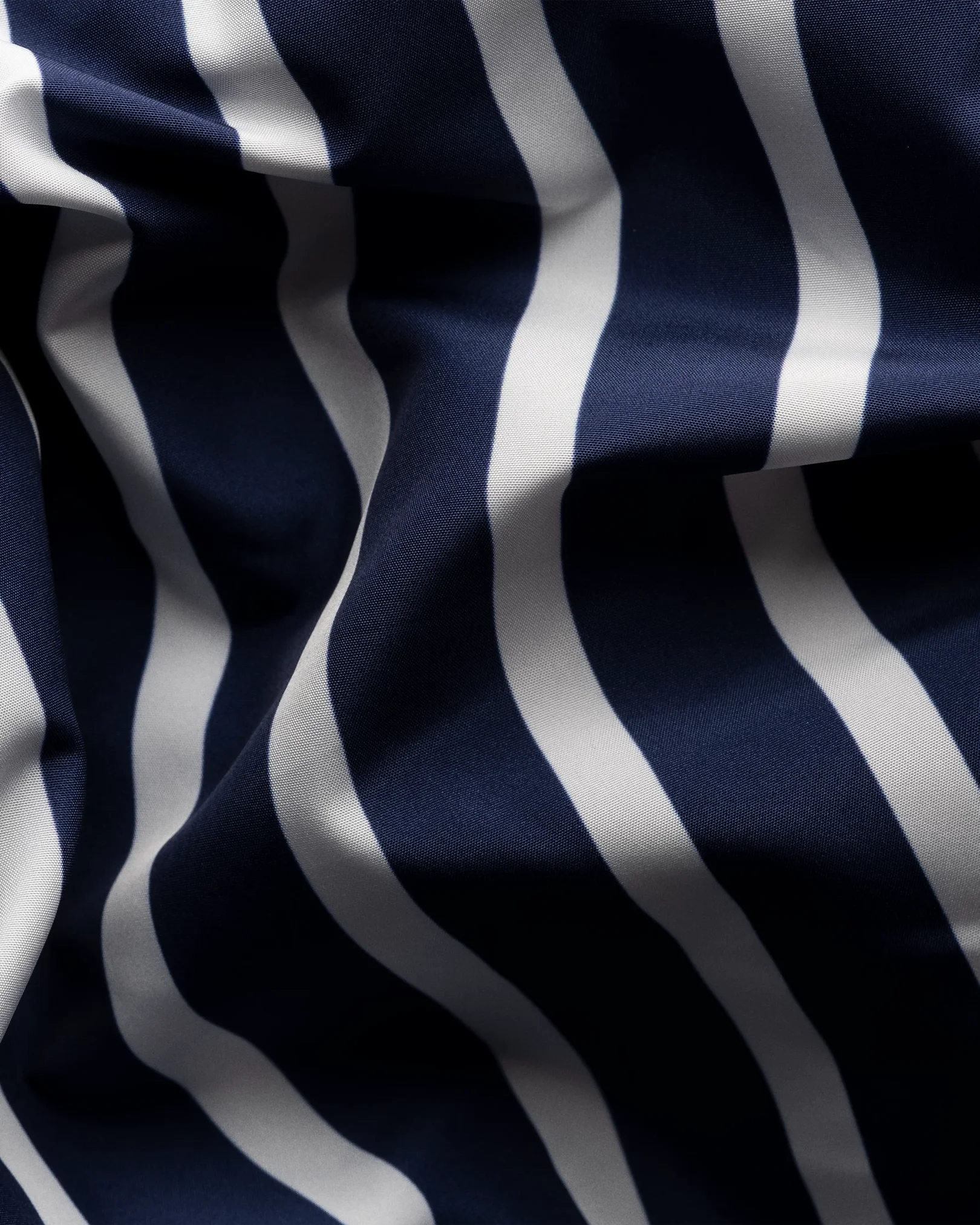 Eton - dark blue striped swim shorts