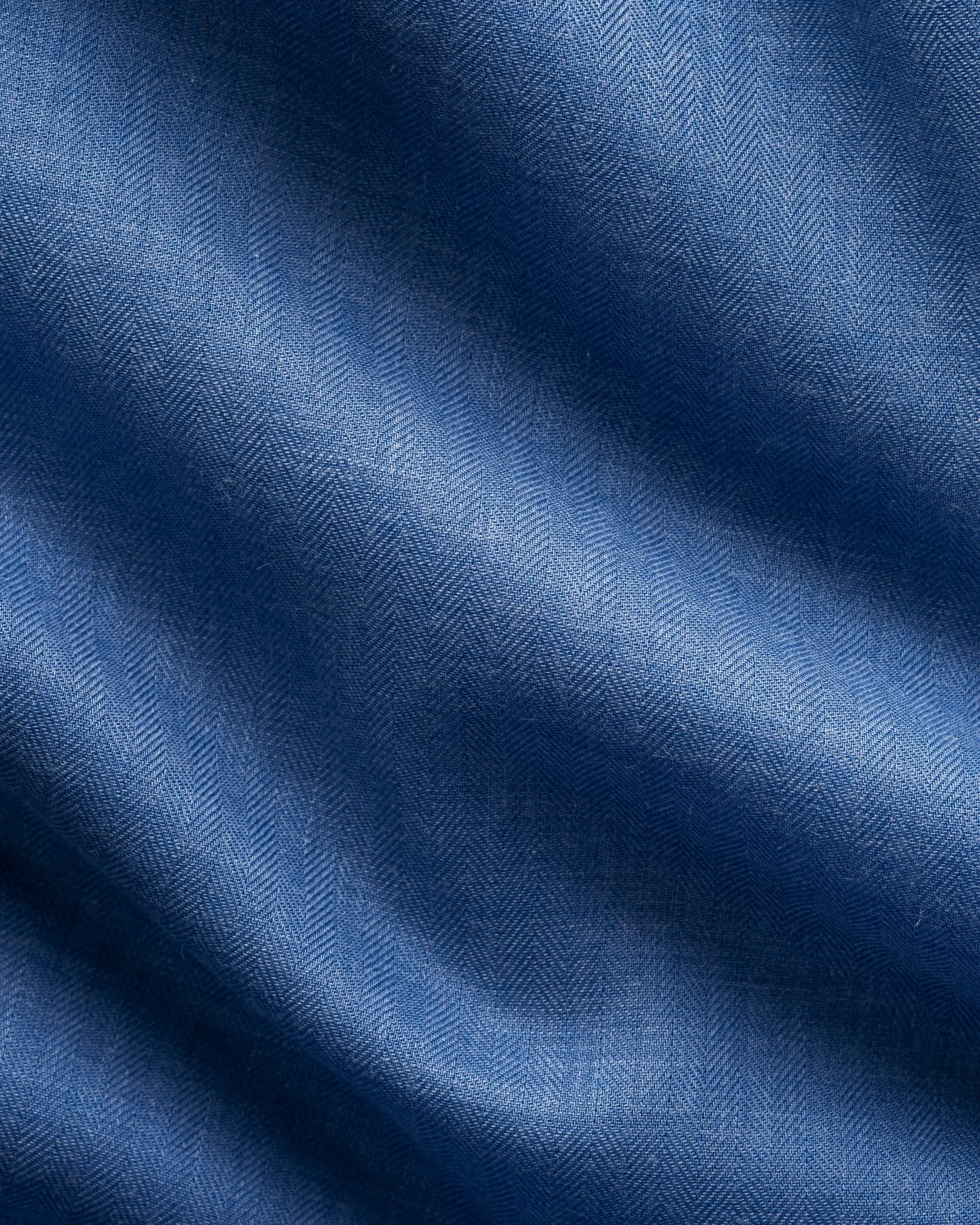 Eton - semi solid flannel shirt spread rounded single casual fit
