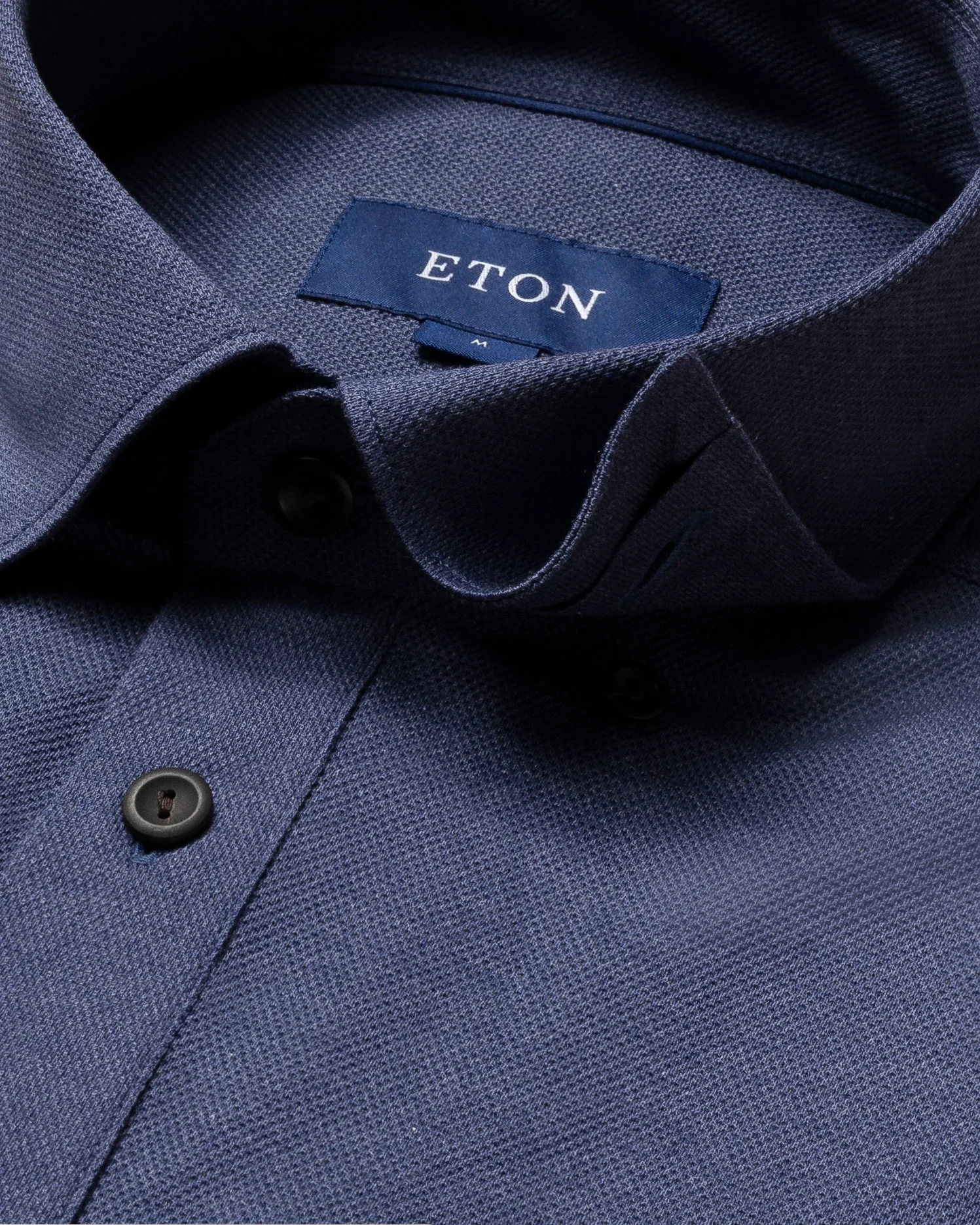 Blue polo shirt - short sleeved - Eton