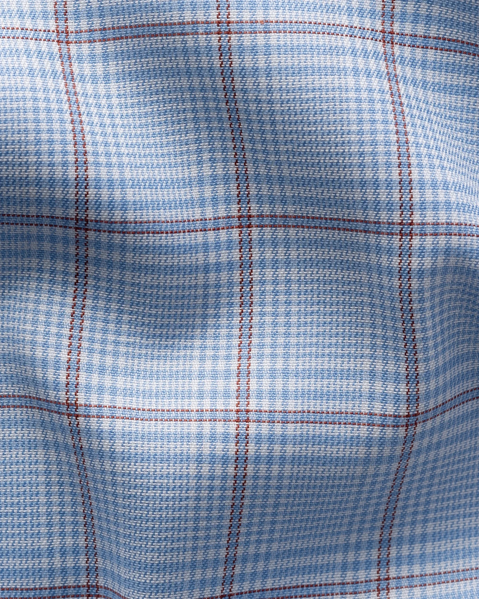 Eton - bold check signature twill shirt
