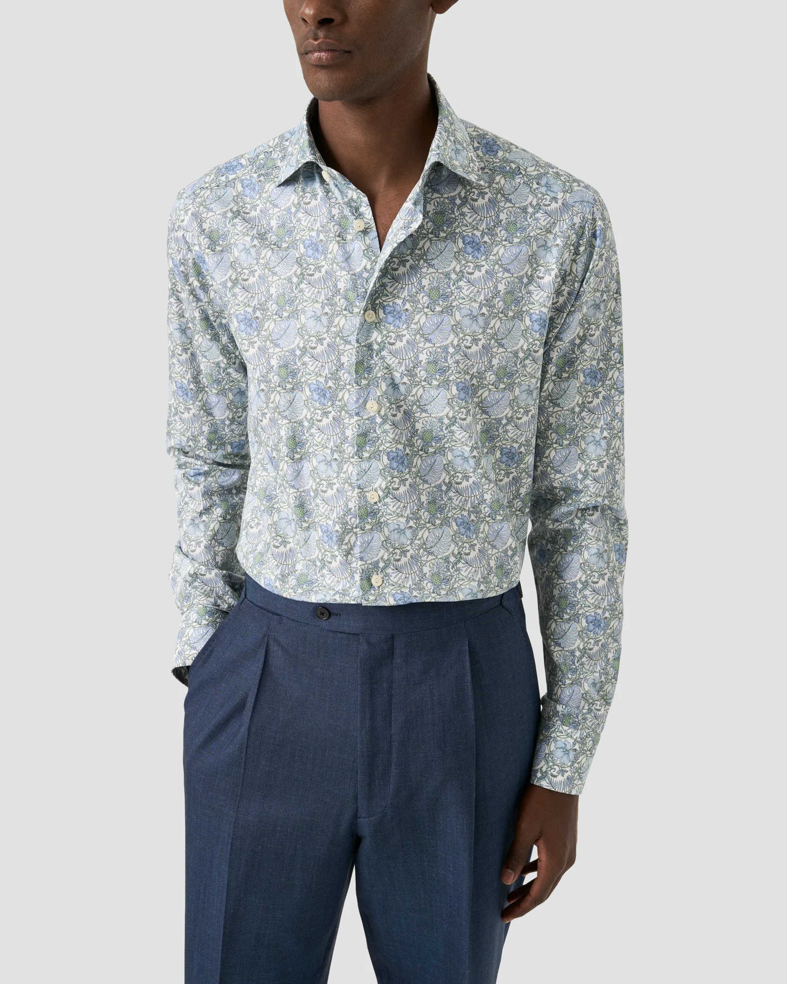 Eton - Floral Signature Twill Shirt