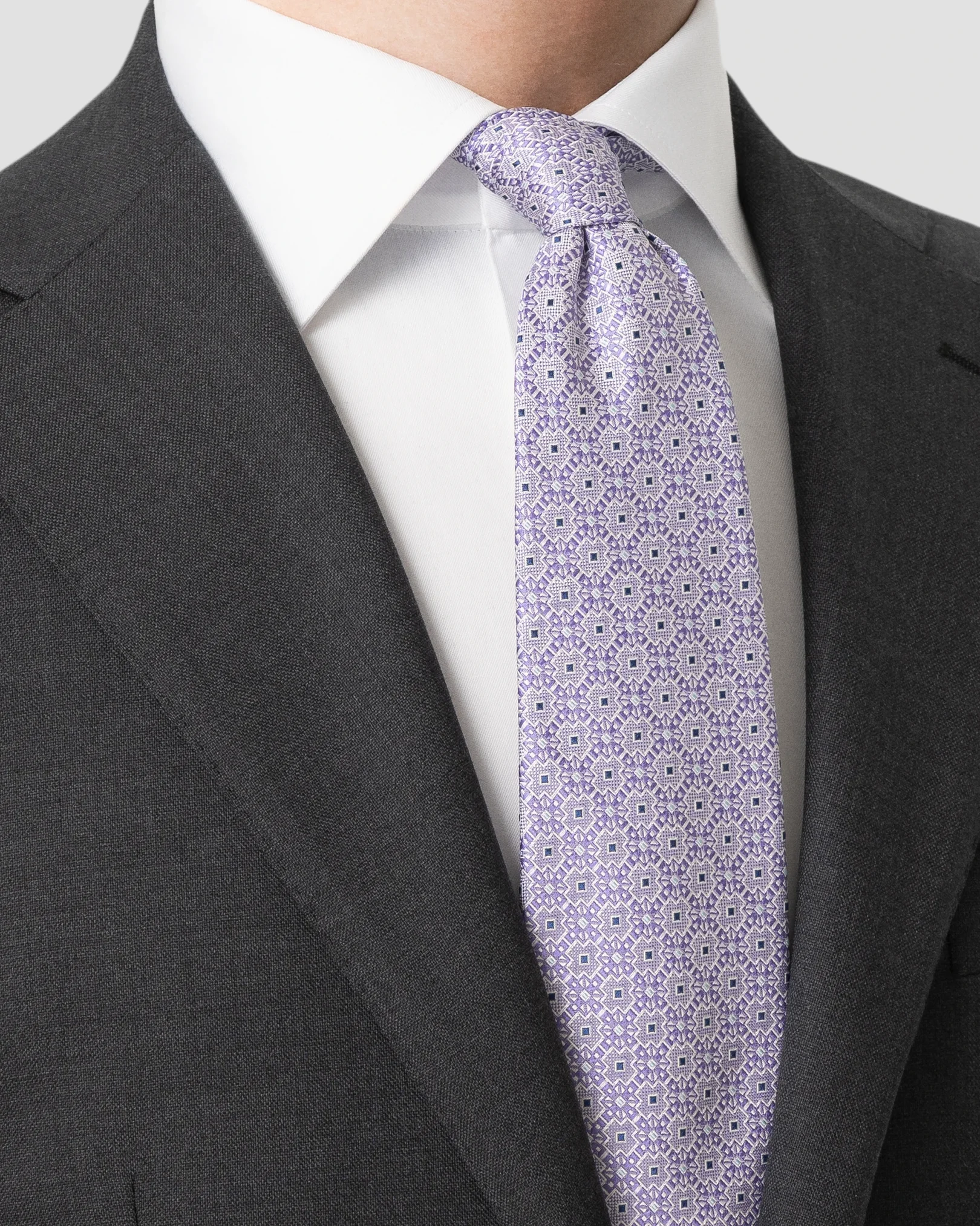 Eton - mid purple medallion woven 261