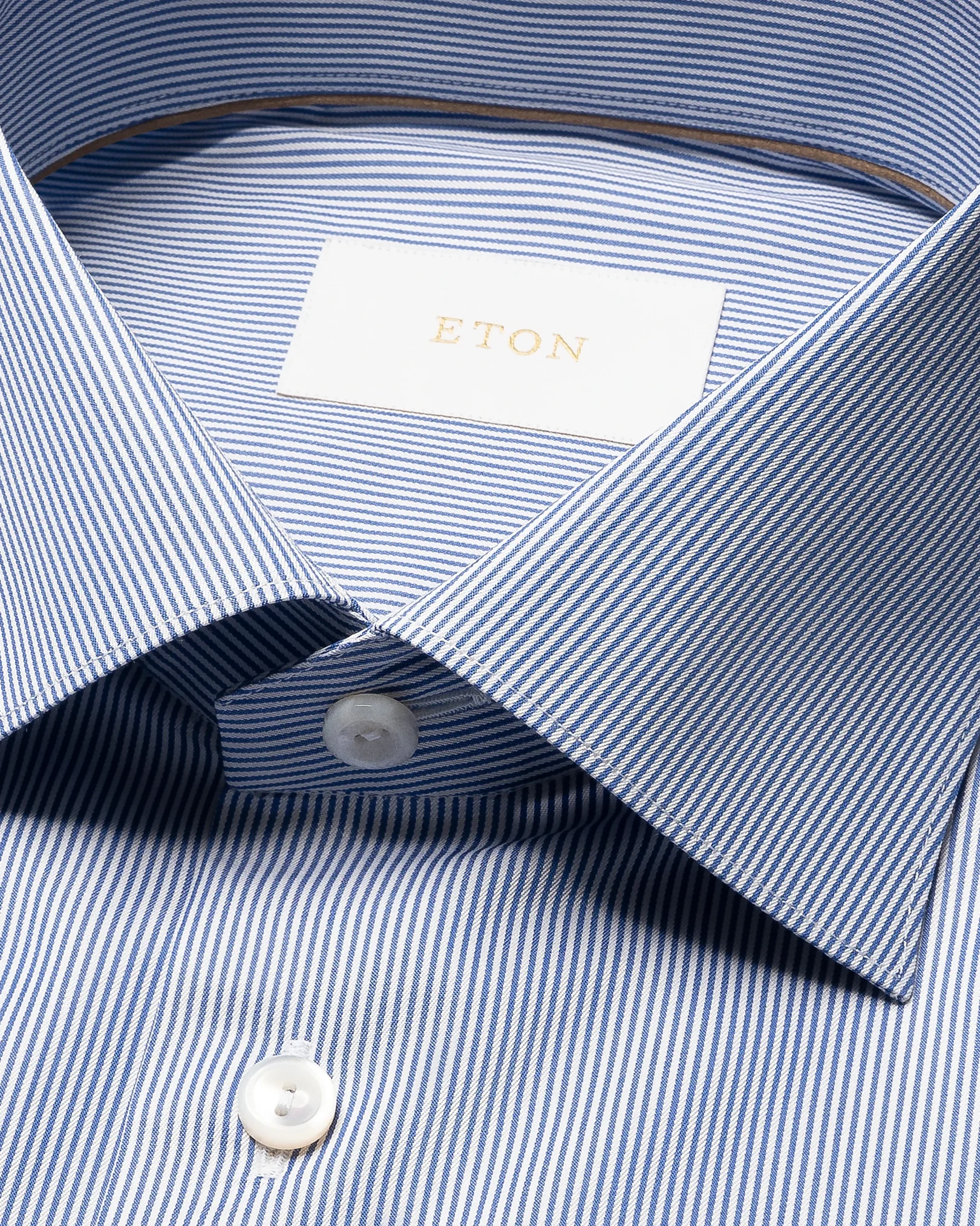 Eton - striped supima shirt cut away