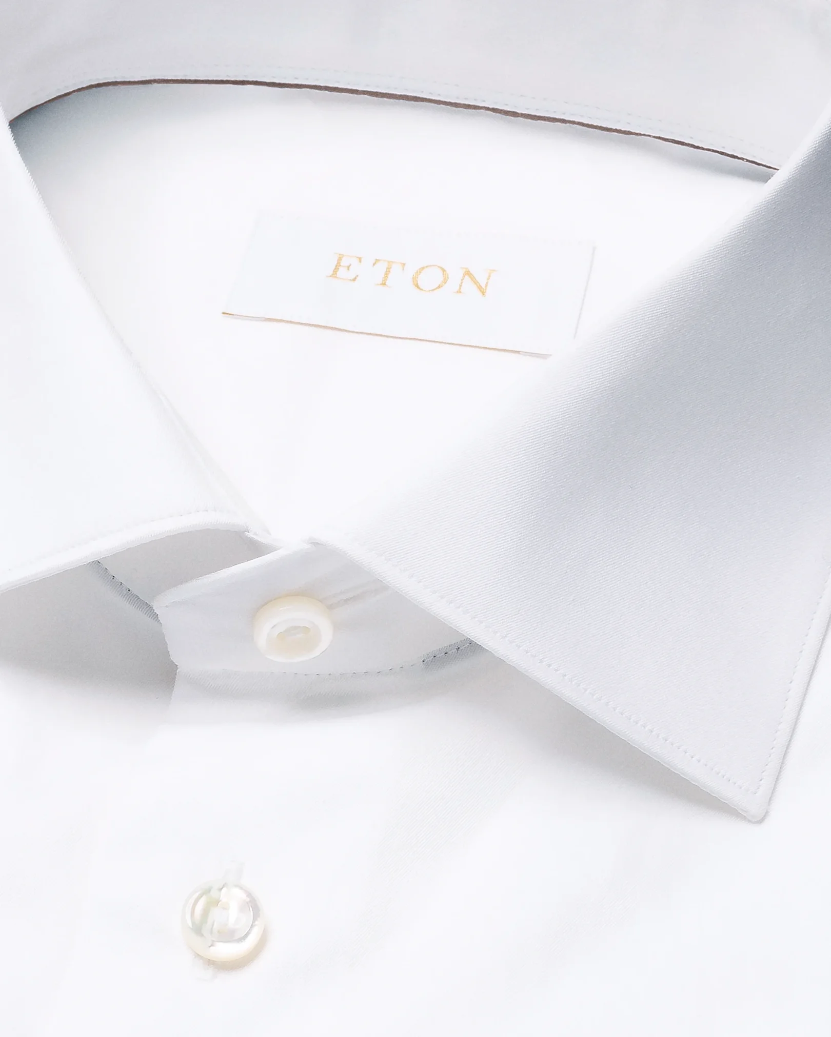 Eton - white elevated twill shirt