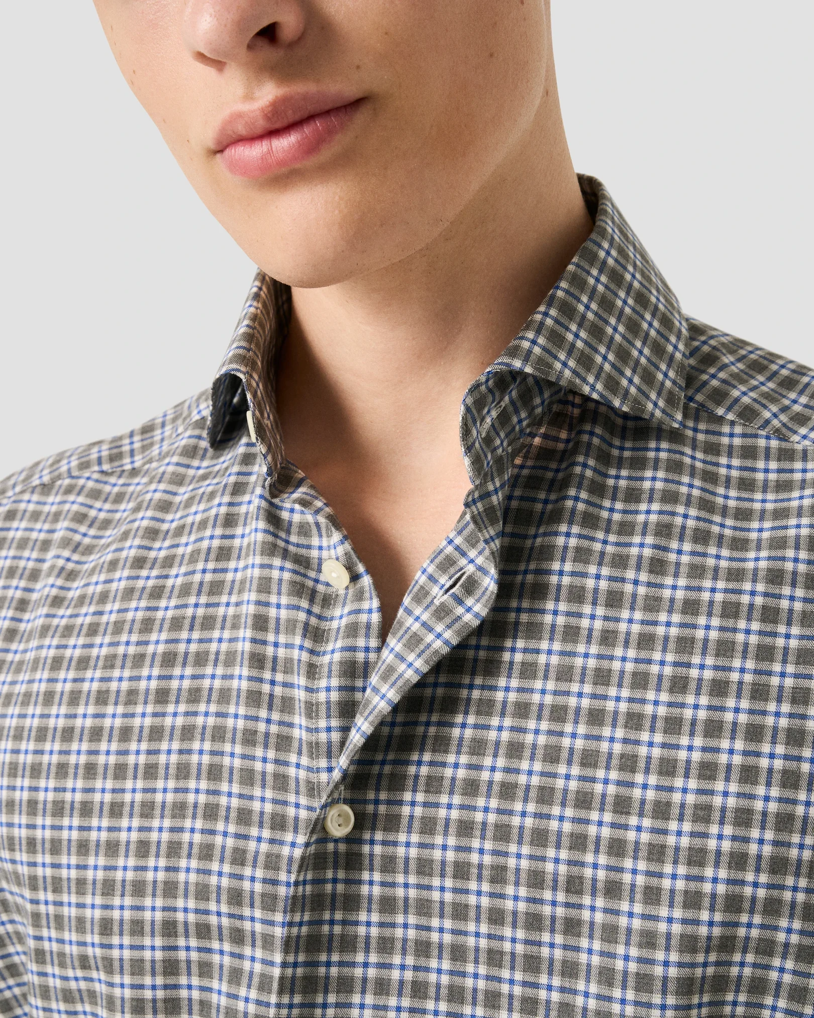 Eton - check 256 signature flannel shirt
