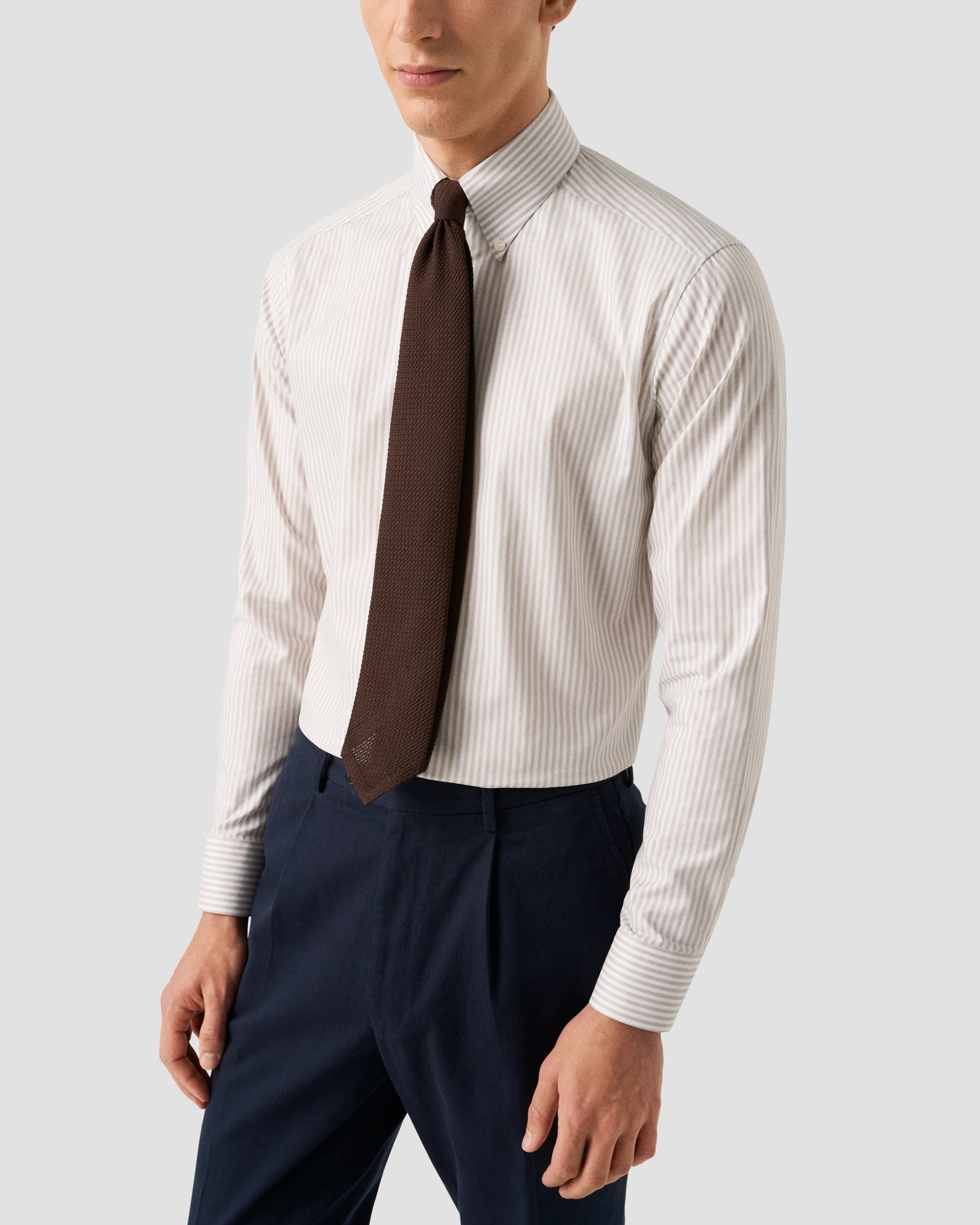 Eton - Gestreiftes Signature-Oxford-Hemd