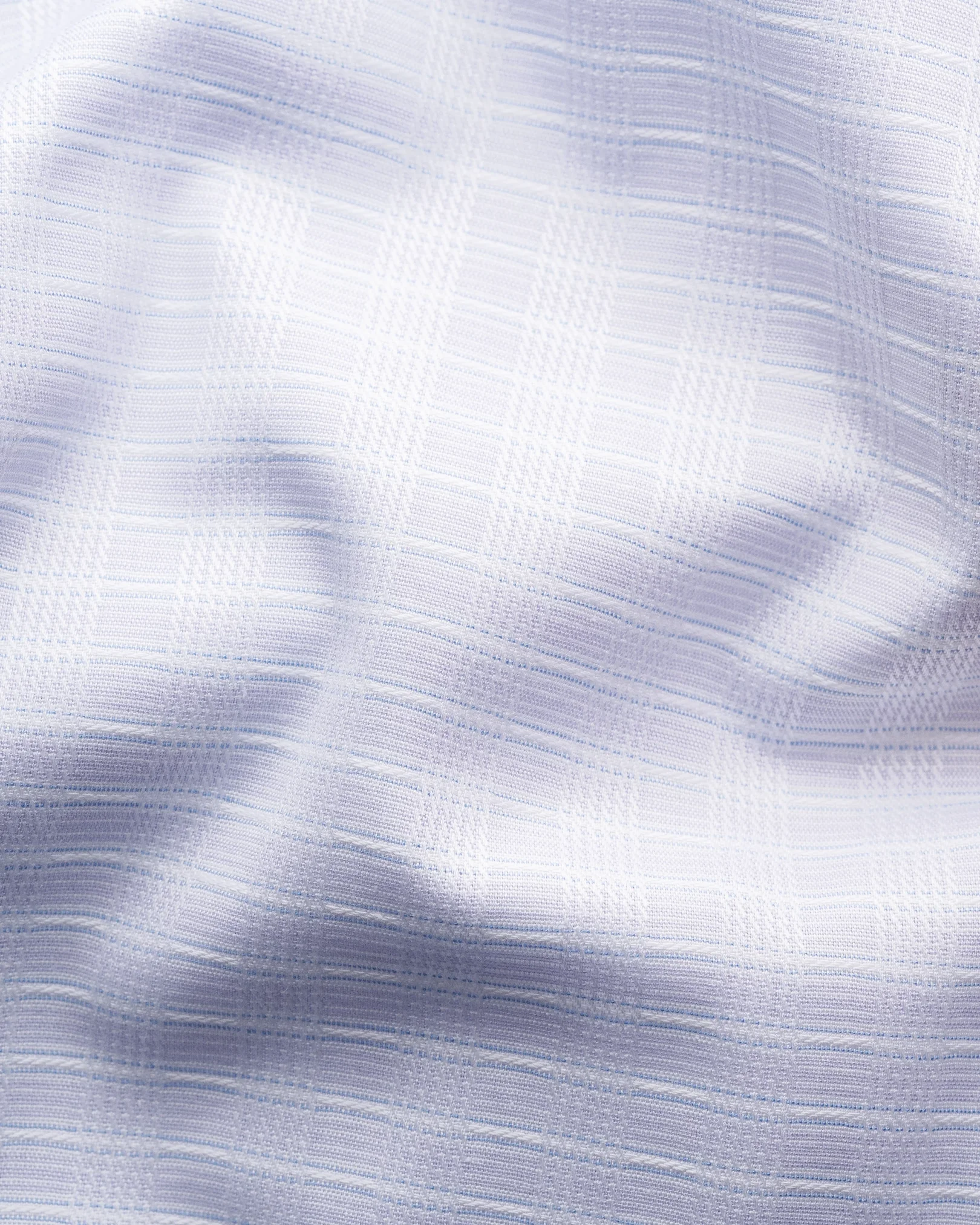 Eton - light purple twill cut away collar single cuff contemporary fit