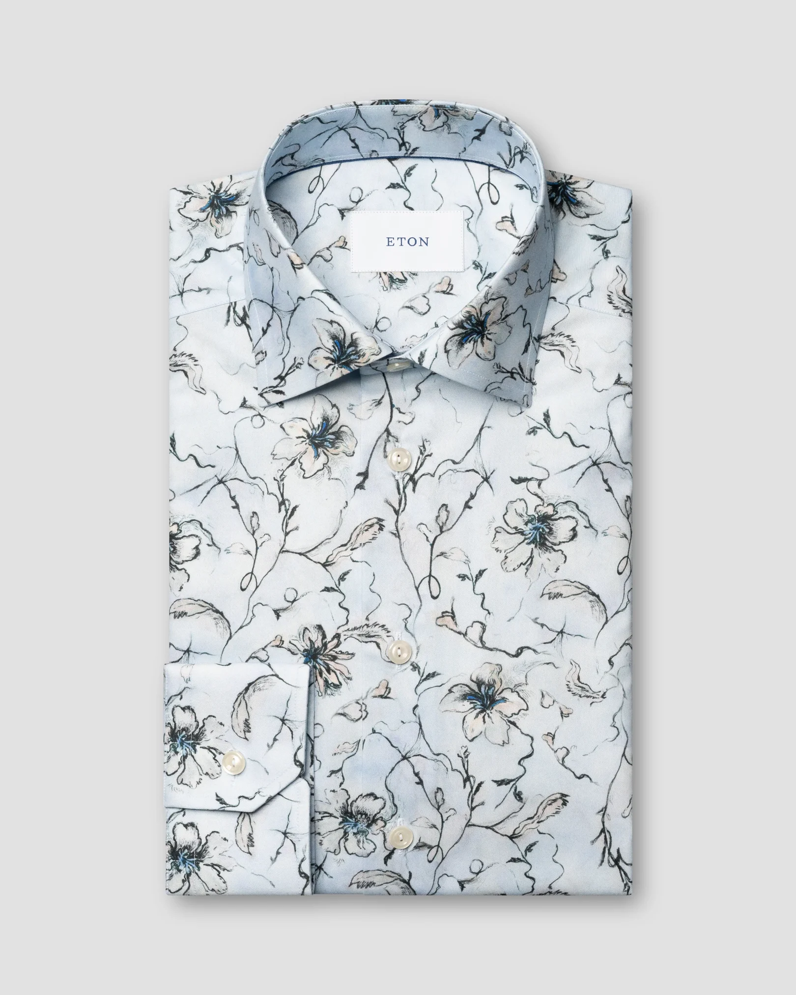 Eton - Floral Signature Twill Shirt