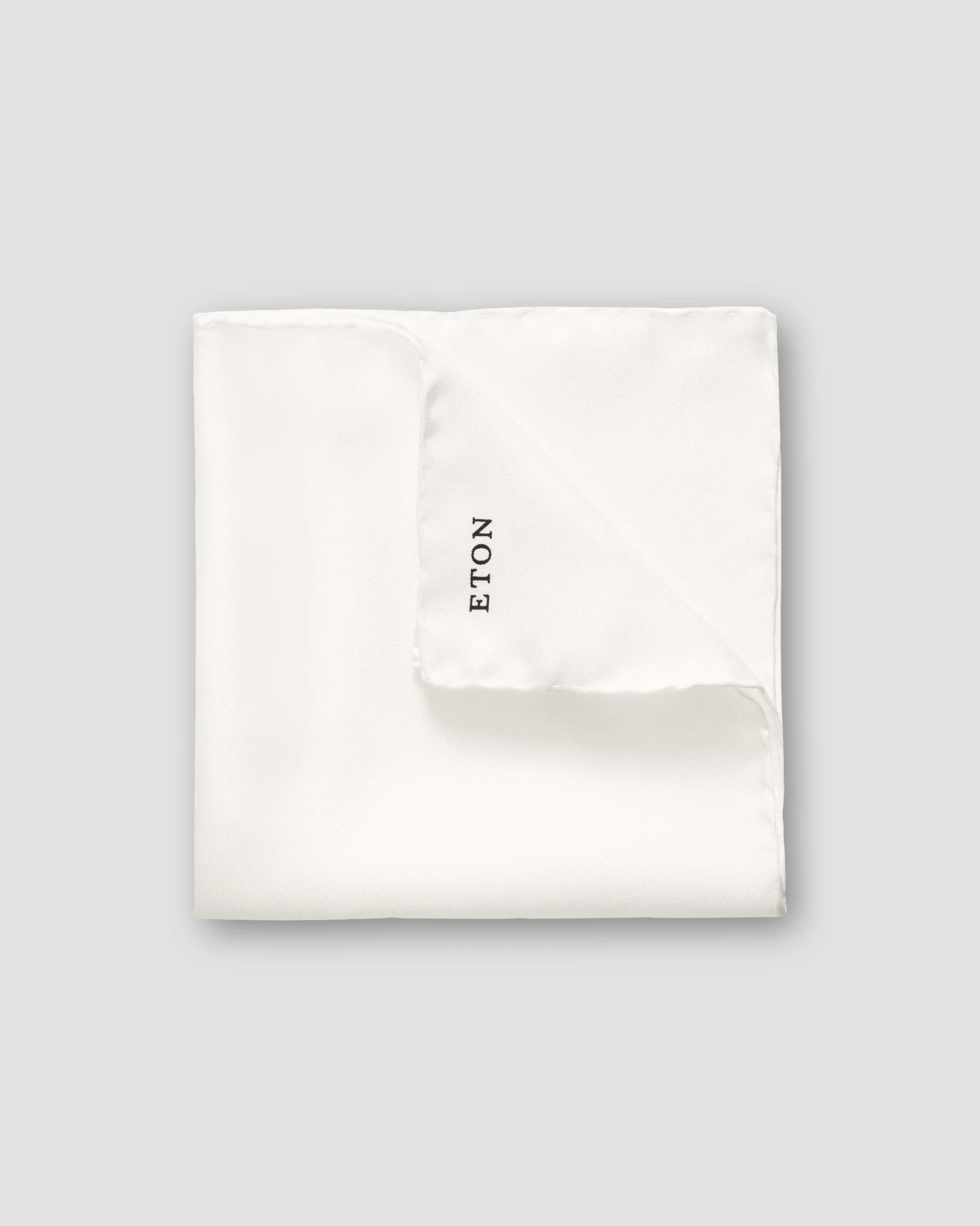 Eton - White Silk Pocket Square
