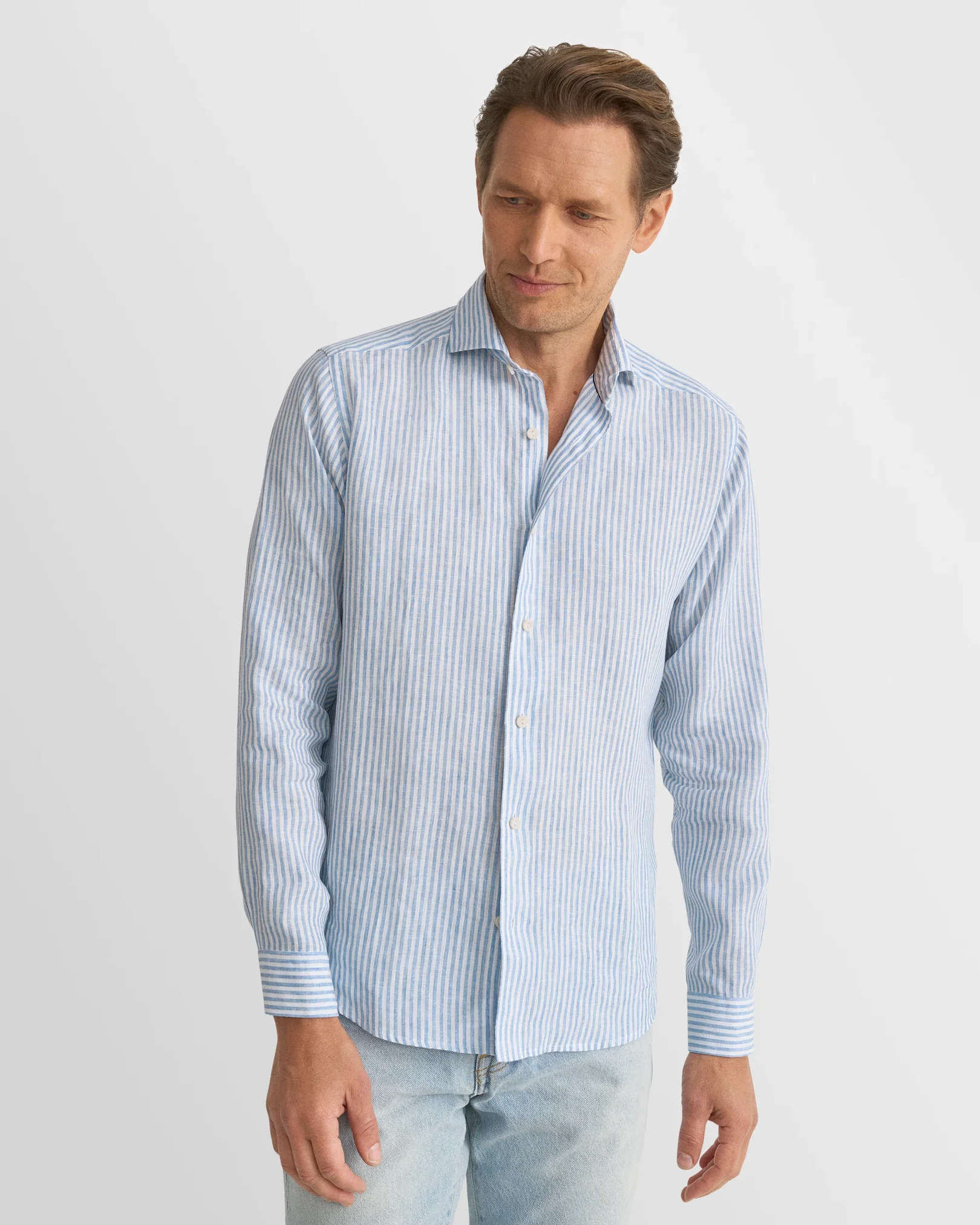 Eton - Striped Linen Shirt