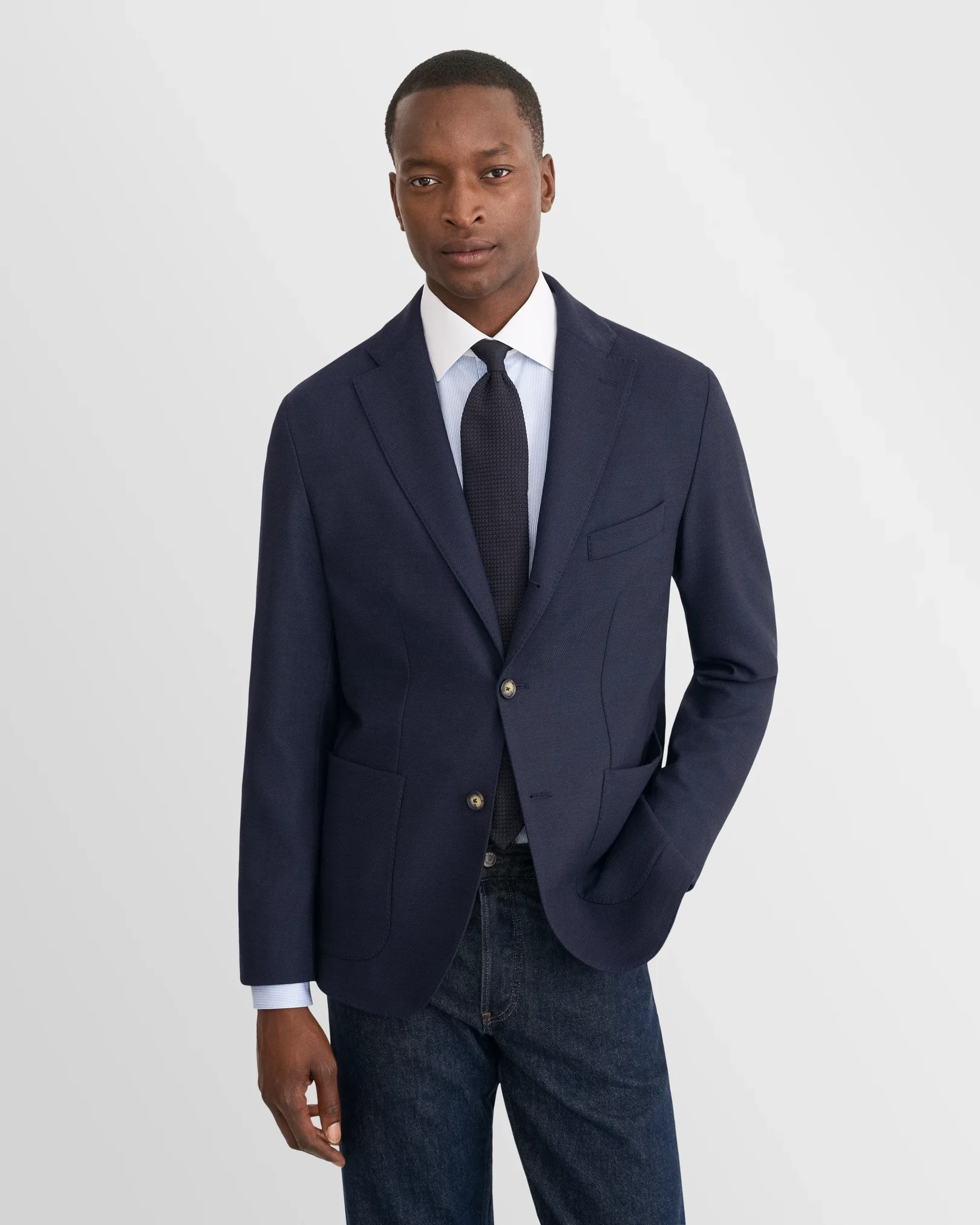 Eton - white collar shirt cut away 266