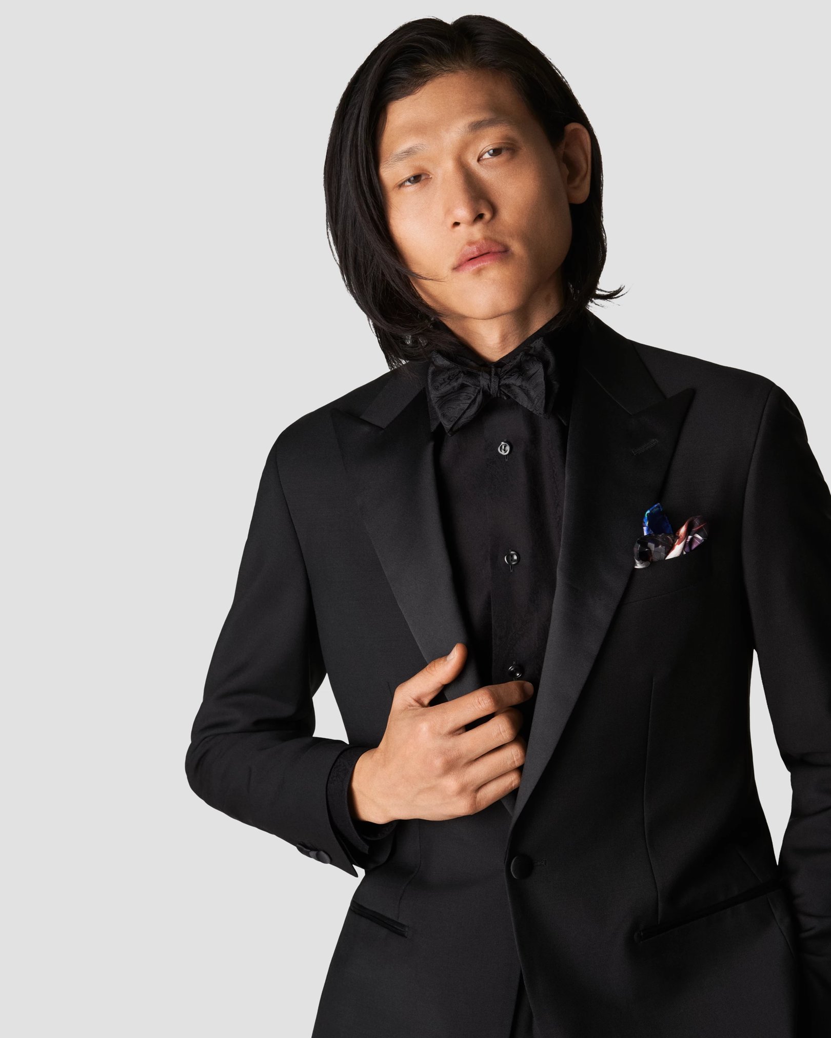 Eton - black jacquard